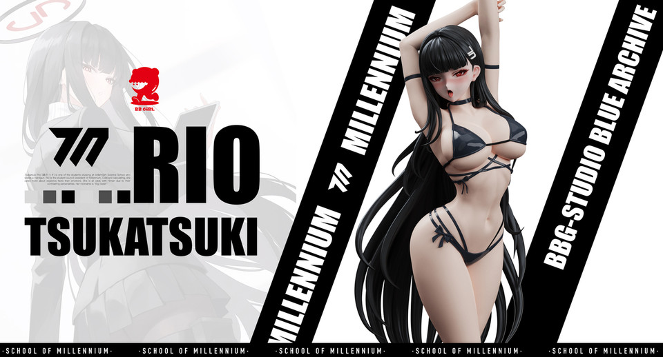 【Pre-sale】1/6 Scale Tsukatsuki Rio-Blue Archive-BB Girl Studio
