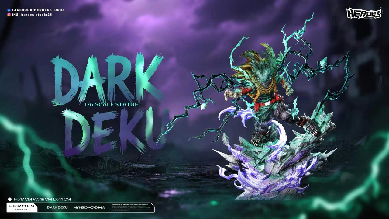 【Pre-sale】1/6 Scale Dark Deku 2.0-My Hero Academia-Heroes Studio