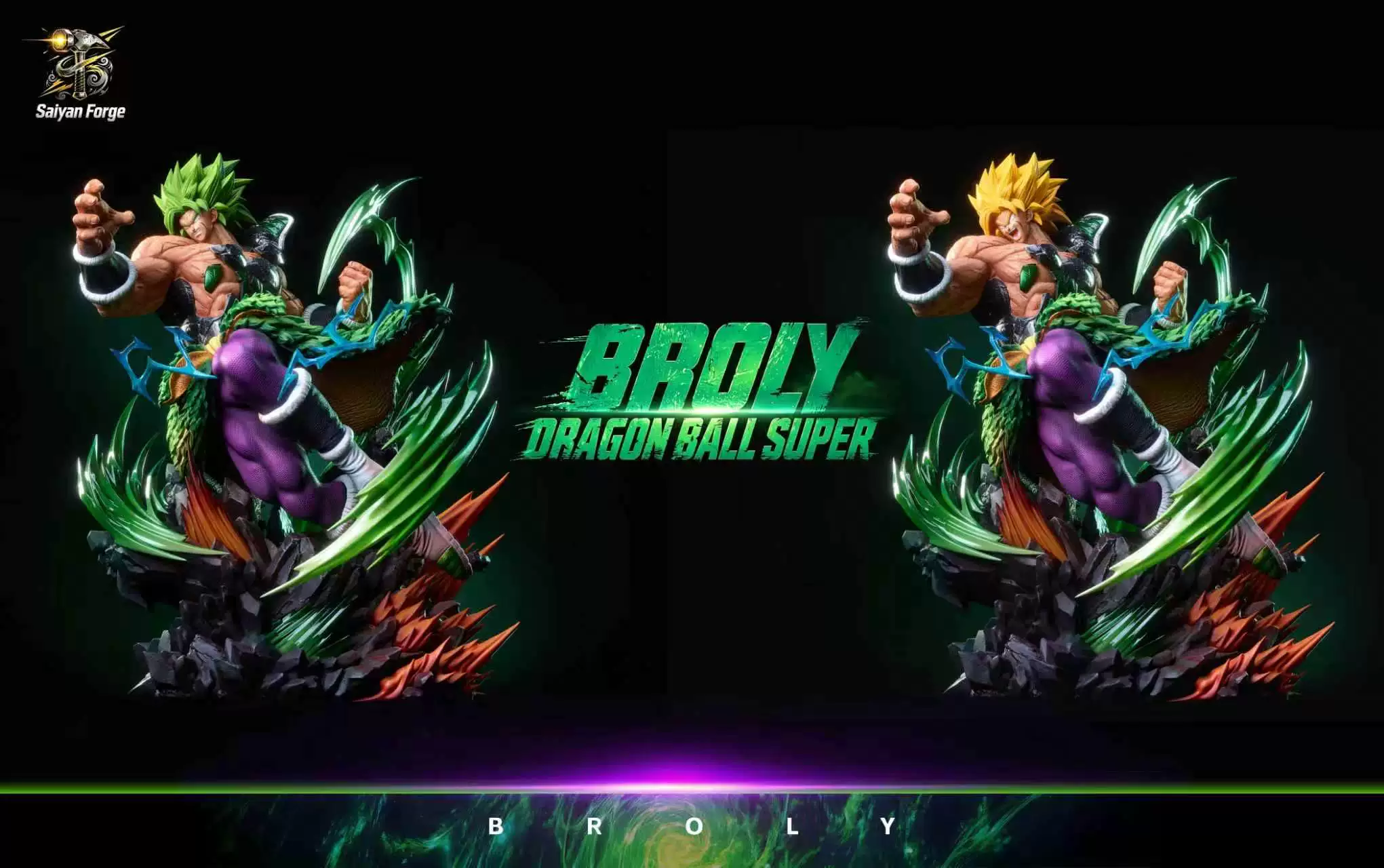 【Pre-sale】1/6 Scale Broli VS Son Goku-Dragon Ball-Saiyan Forge Studio