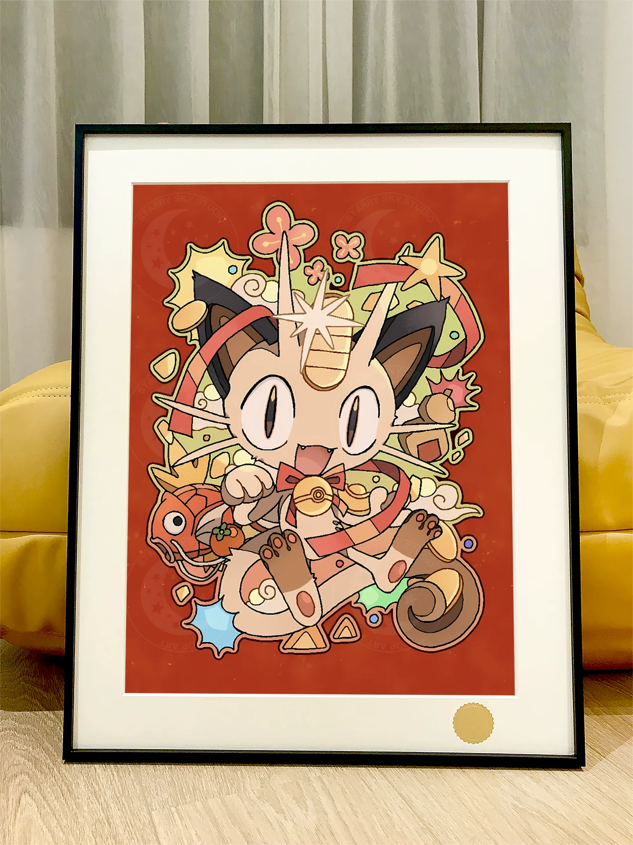 【Pre-sale】Decorative Painting of Meowth-XingKong Studio
