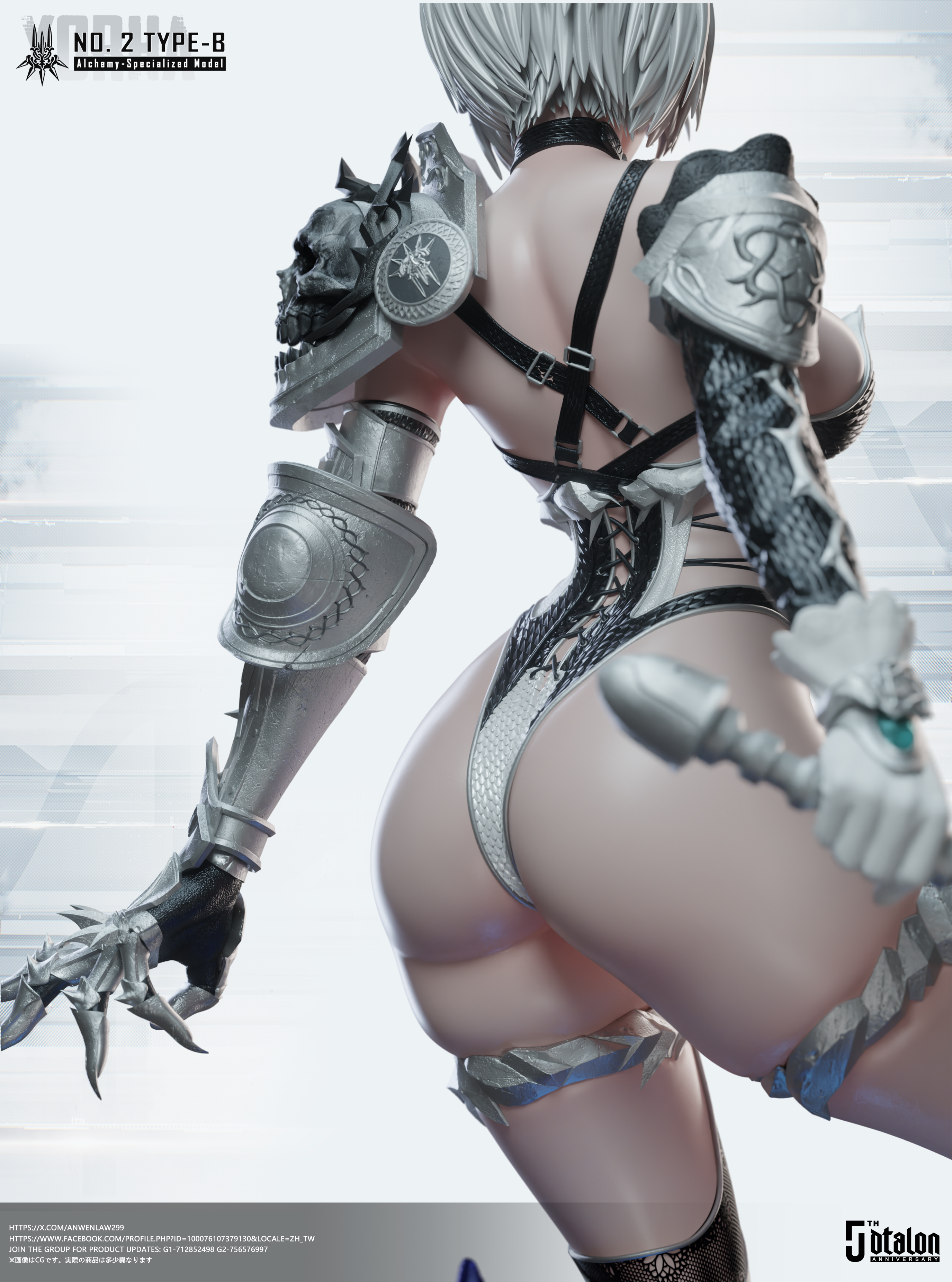 【Pre-sale】1/4 Scale NieR 2B-NieR:Automata-Dtalon Production Studio