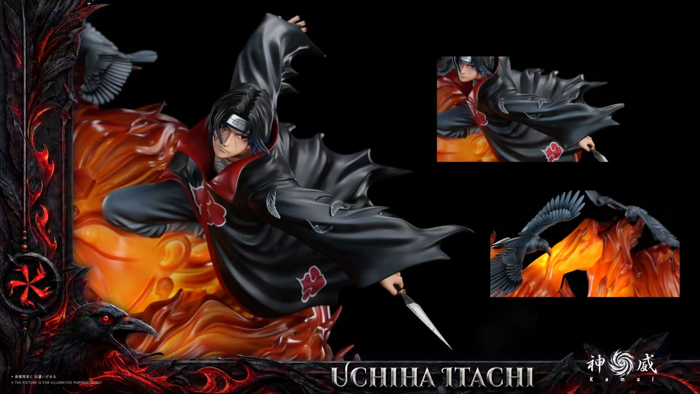 【Pre-sale】1/6 Scale Uchiha Itachi-Naruto-Kamui Studio