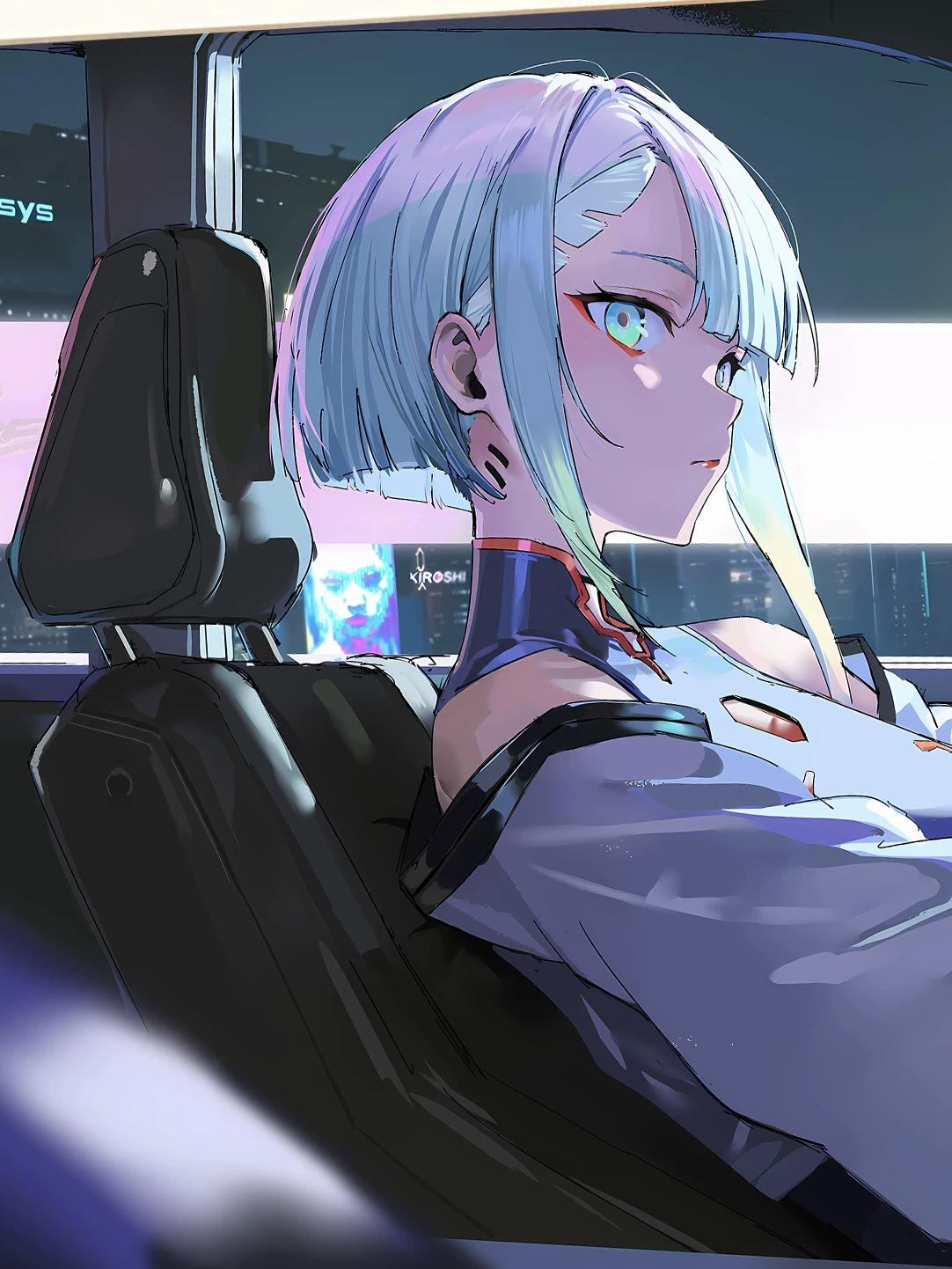 【Pre-sale】Decorative Painting of Driver Lucy-CYBERPUNK EDGERUNNERS-XingKong Studio