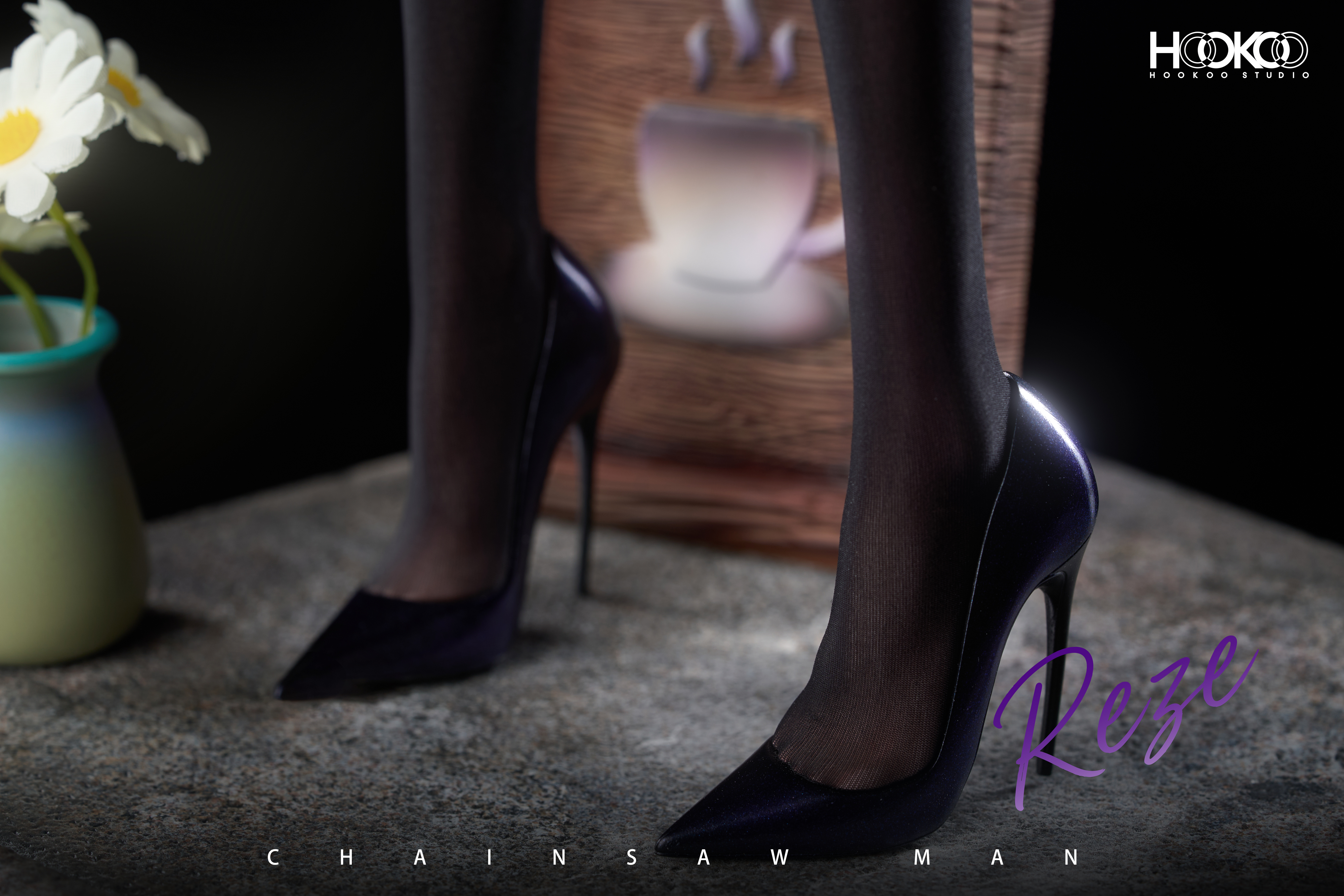 【Pre-sale】1/4 Scale Coffee Girl Reze-Chainsaw Man-HOOKOO Studio