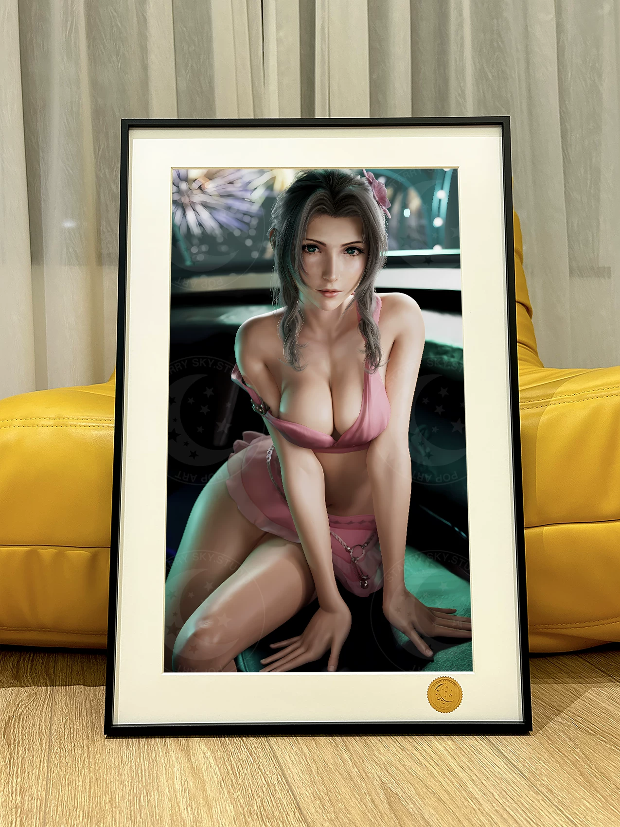 【Pre-sale】Decorative Painting of Pink Tifa-Final Fantasy-XingKong Studio