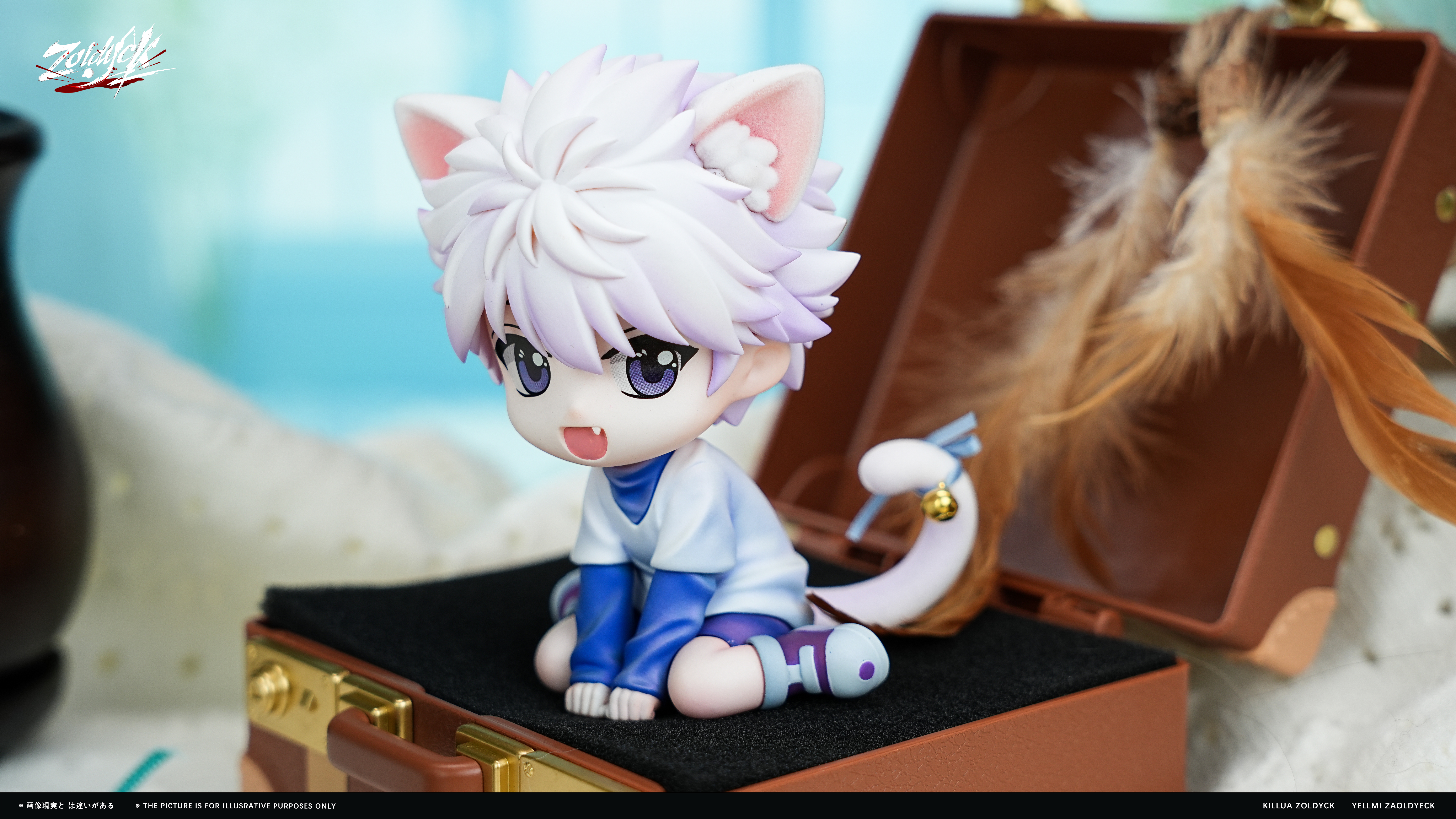 【Pre-sale】Q Version Cat Killua and Yellmi-Hunter X Hunter-Zoldyck (ZDK) Studio