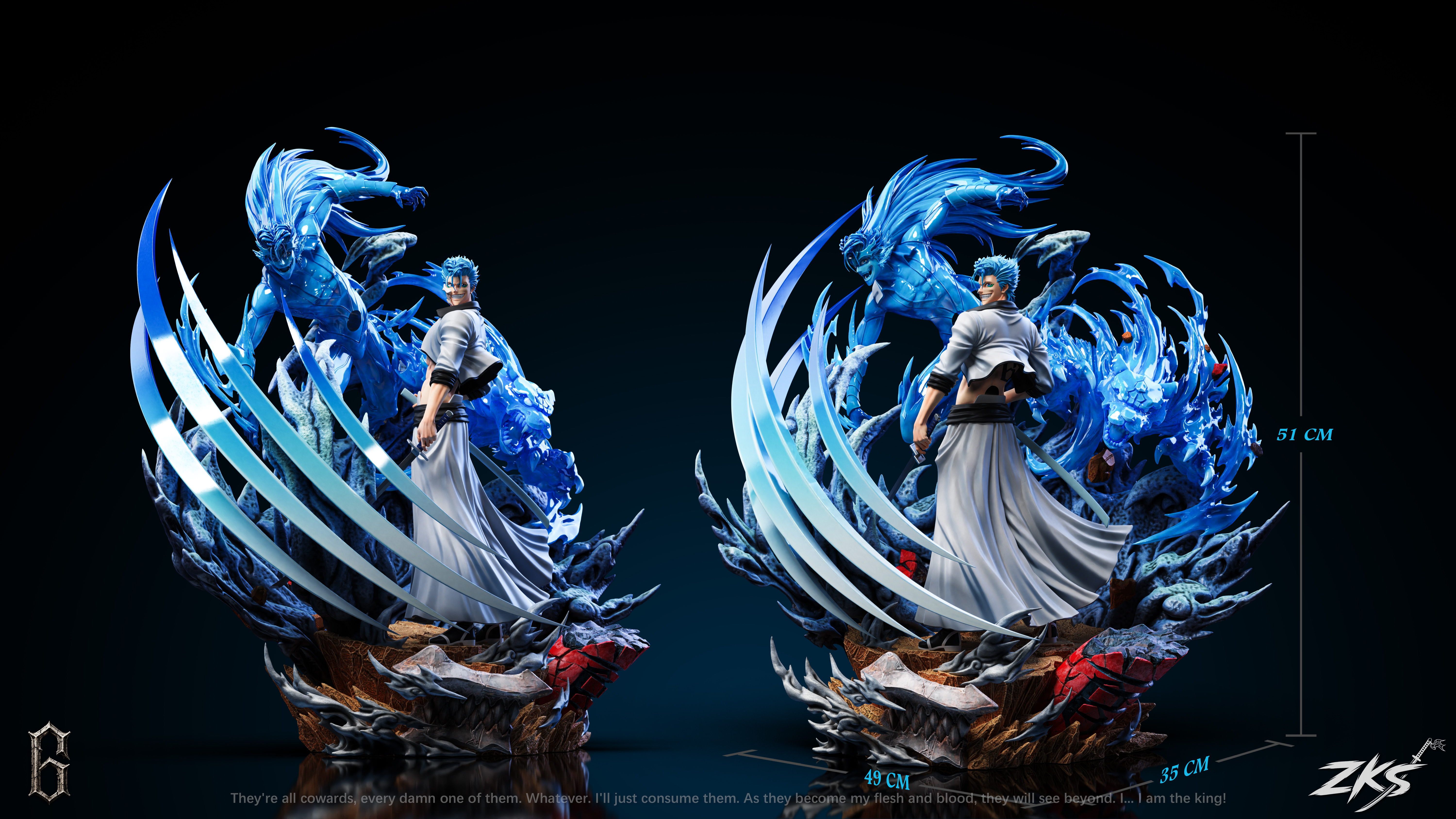 【Pre-sale】1/6 Scale Grimmjow Jaegerjaques-Bleach-ZKS Studio