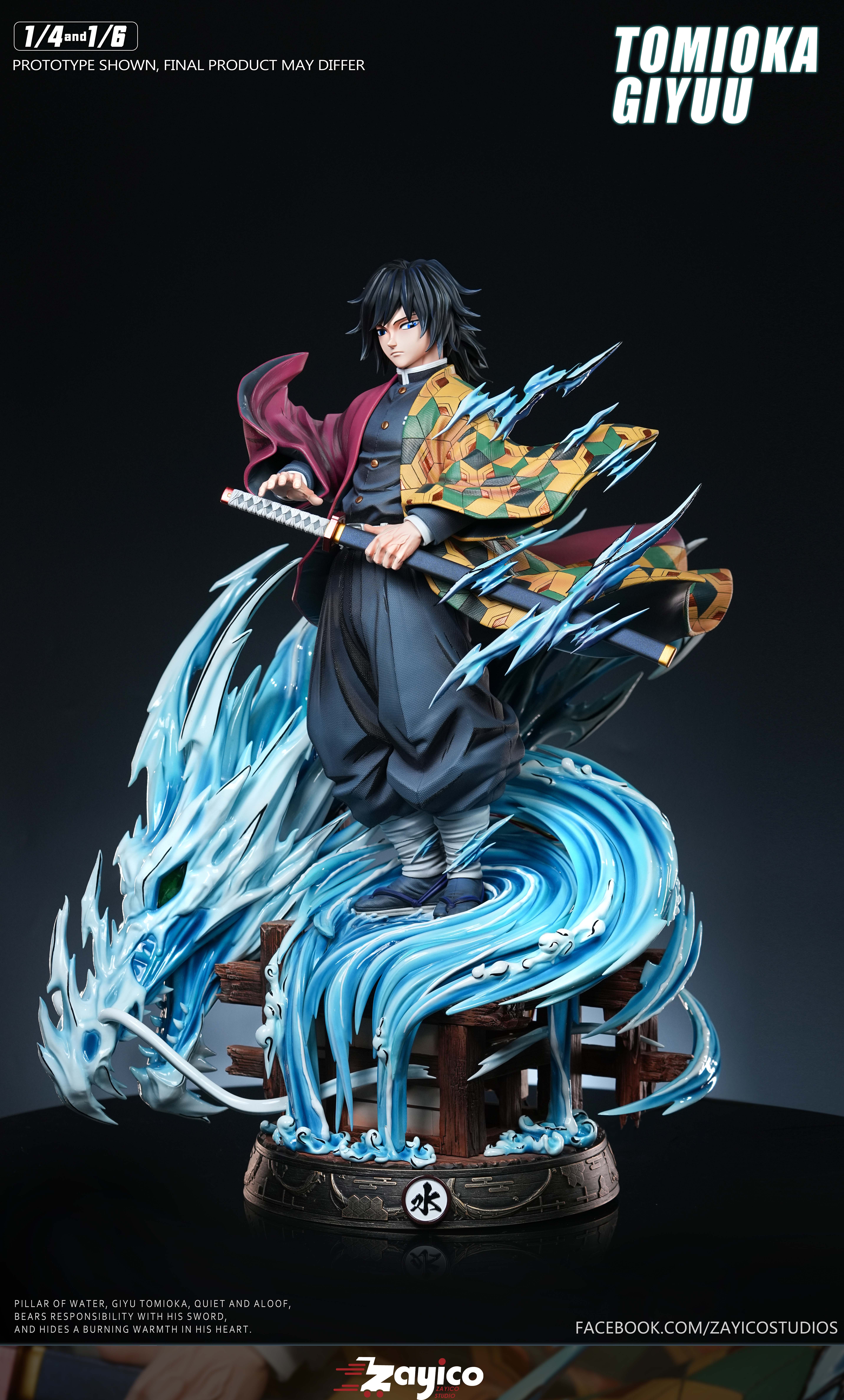 【Pre-sale】1/6 and 1/4 Scale Tomioka Giyuu-Demon Slayer-Zayico Studio