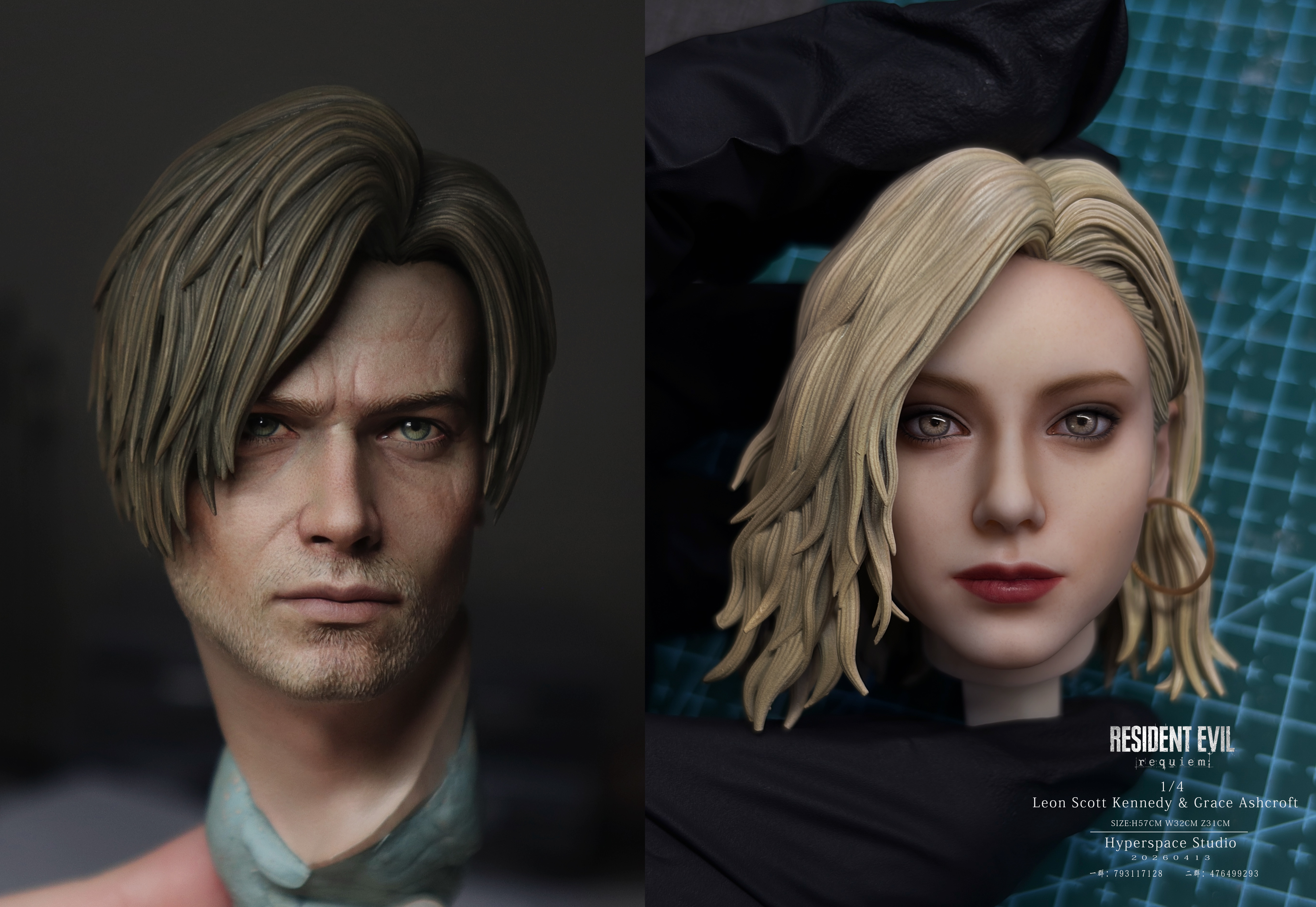 【Pre-sale】1/4 Scale Leon and Grace-HP Studio