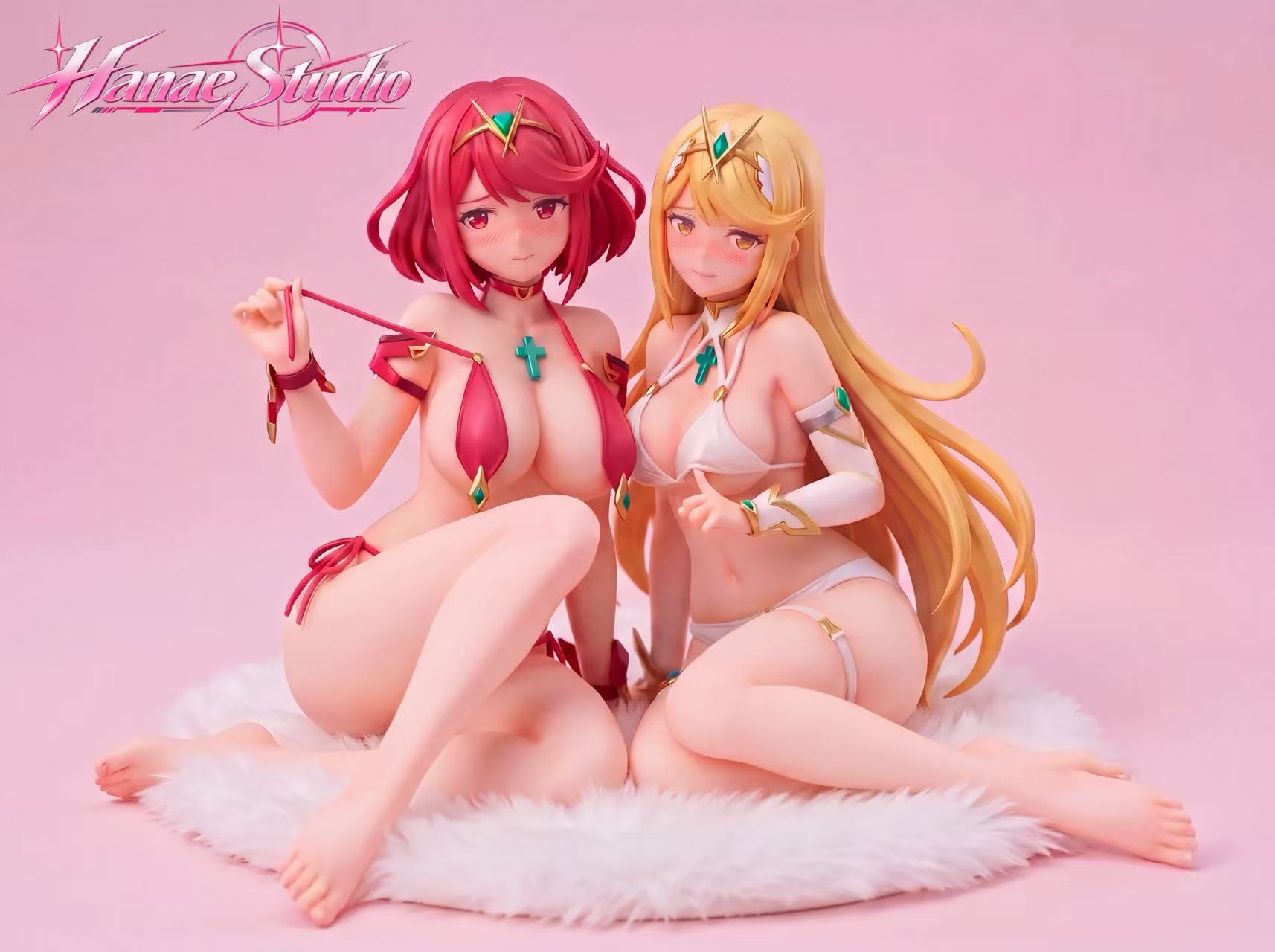 【Pre-sale】1/6 Scale Swimming Suit Mythra and Pyra-Xenoblade Chronicles 2-Hanae Studio