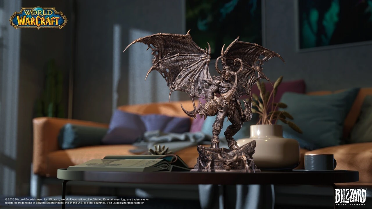 【Pre-sale】1/10 Scale Illidan Stormrage Bronze-Colored Licensed-Blizzard Studio