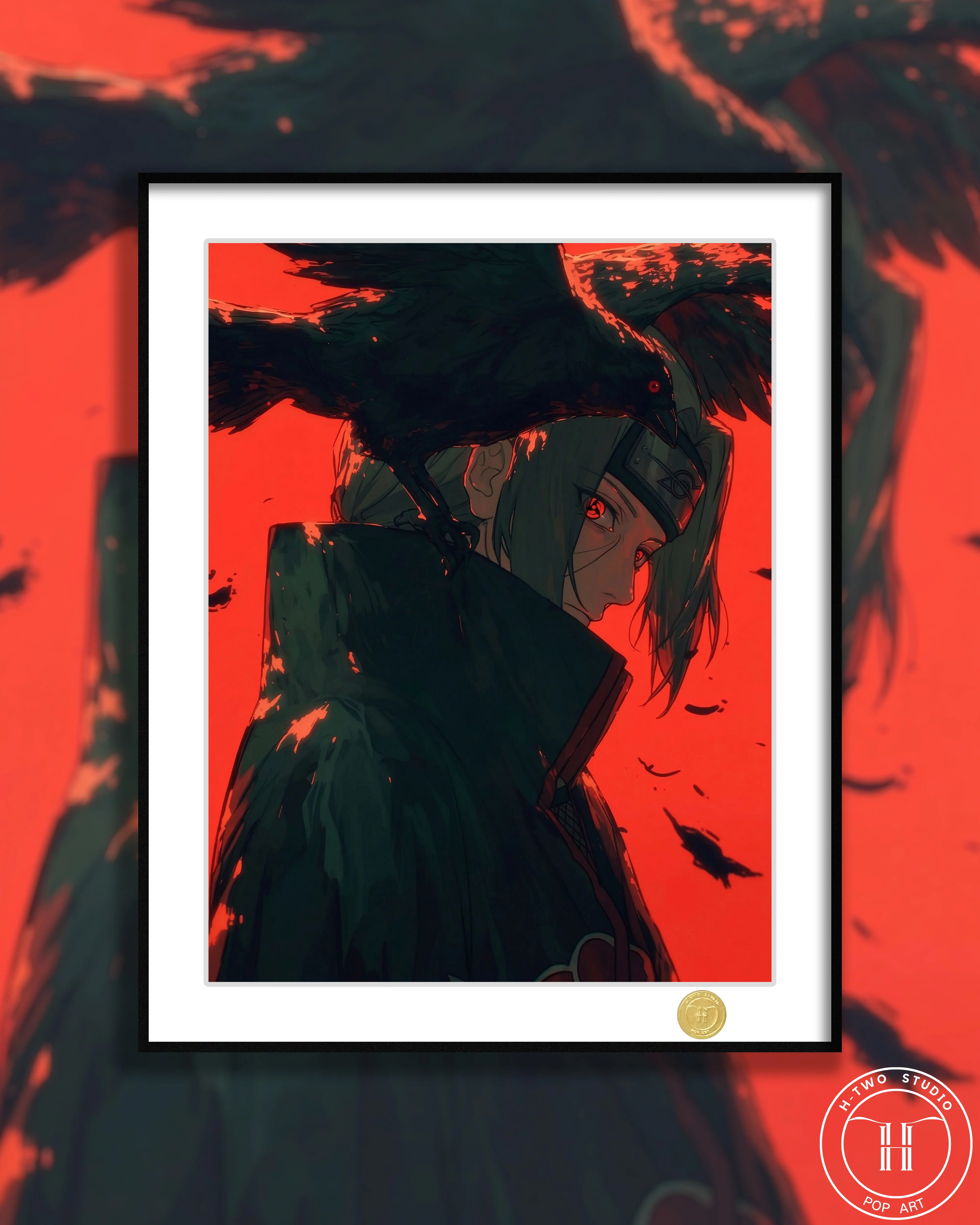【Pre-sale】Decorative Painting of Crow Uchiha Itachi-H2 Studio
