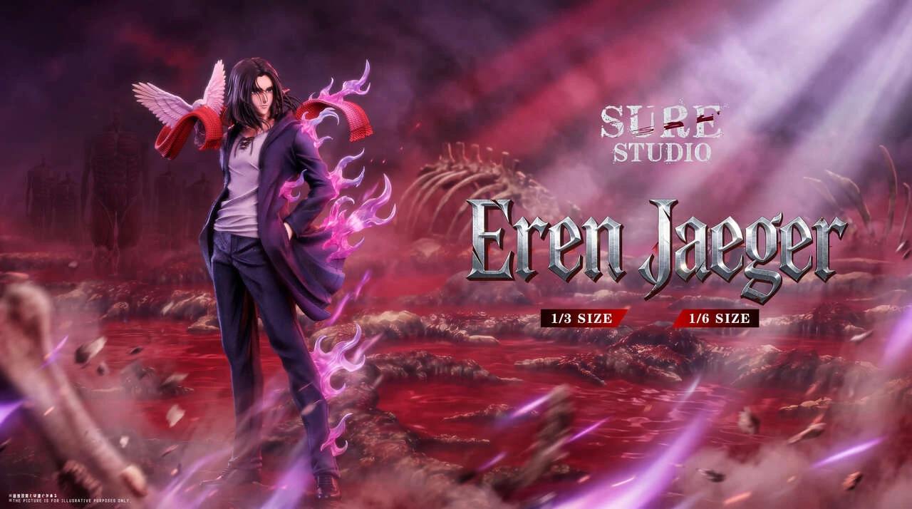 【Pre-sale】1/6 and 1/3 Scale Eren Jaeger-Attack on Titan-Sure Studio