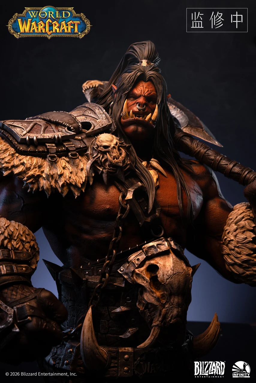 【Pre-sale】1/3 Scale Bust of Grommash Hellscream Licensed-World of Warcraft-Infinity Studio