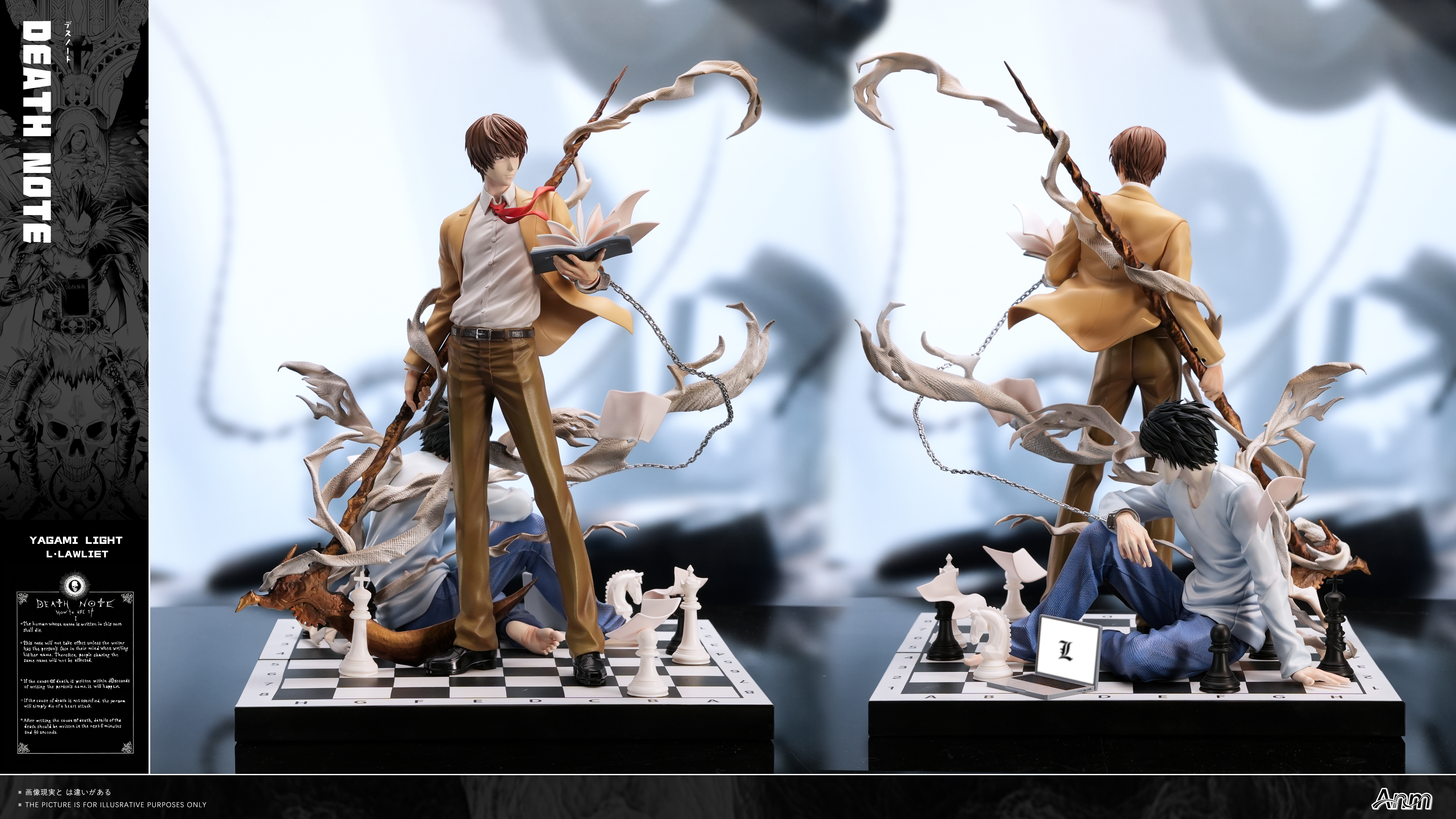 【Pre-sale】1/6 Scale Yagami Light and L lawliet-Anm Studio