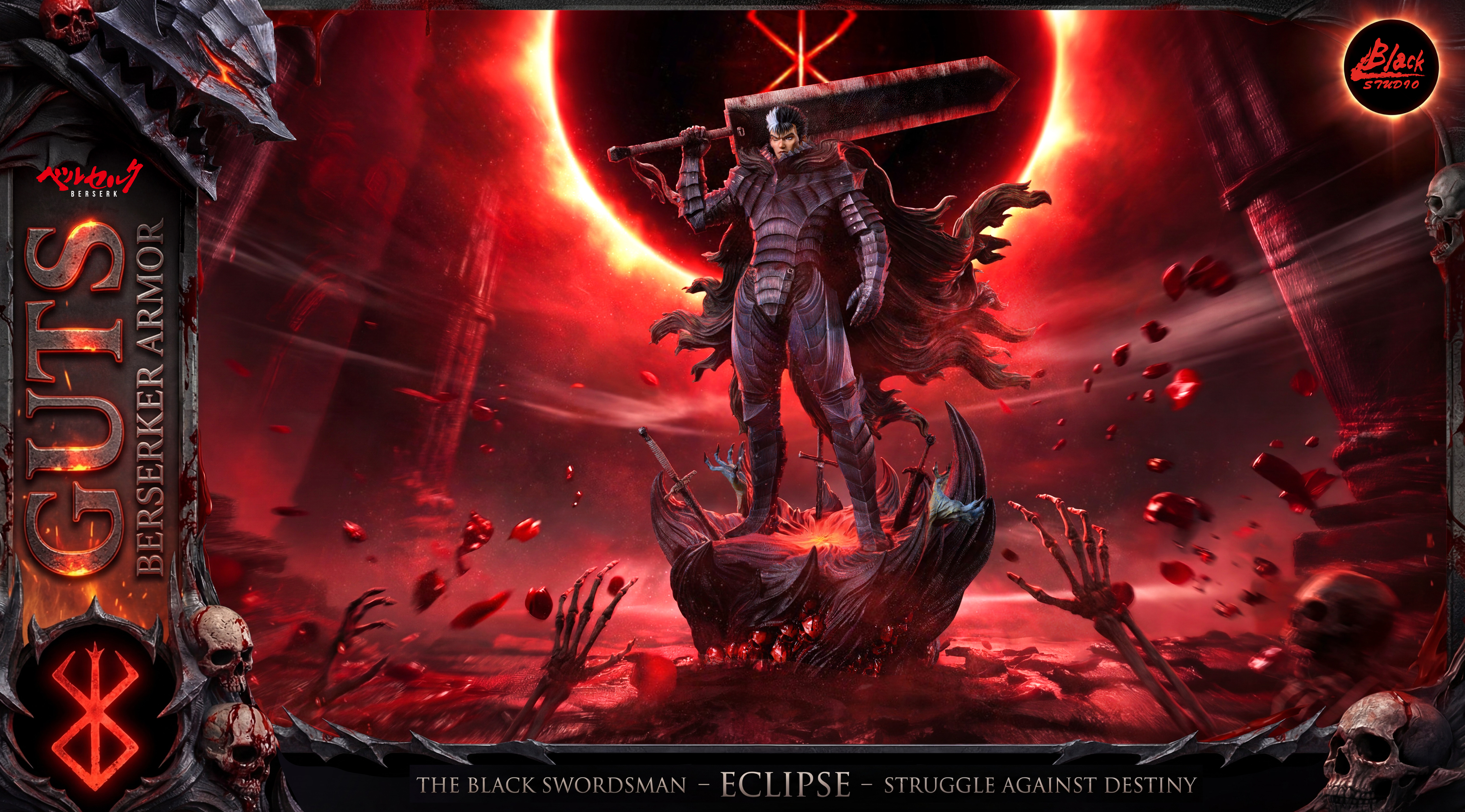 【Pre-sale】1/6 and 1/3 Scale Guts-Black Studio