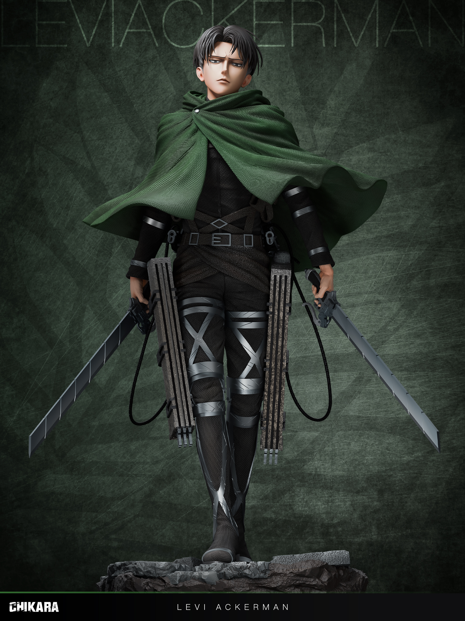 【Pre-sale】1/6 Scale Levi Ackerman-Attack on Titan-CHIKARA Studio