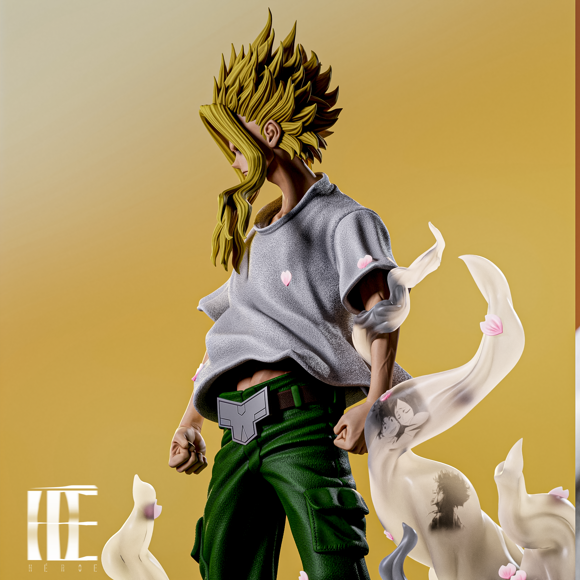 【Pre-sale】1/4 Scale Where the Story Begins All Might and Deku-My Hero Academia-Héroe Collectibles Studio