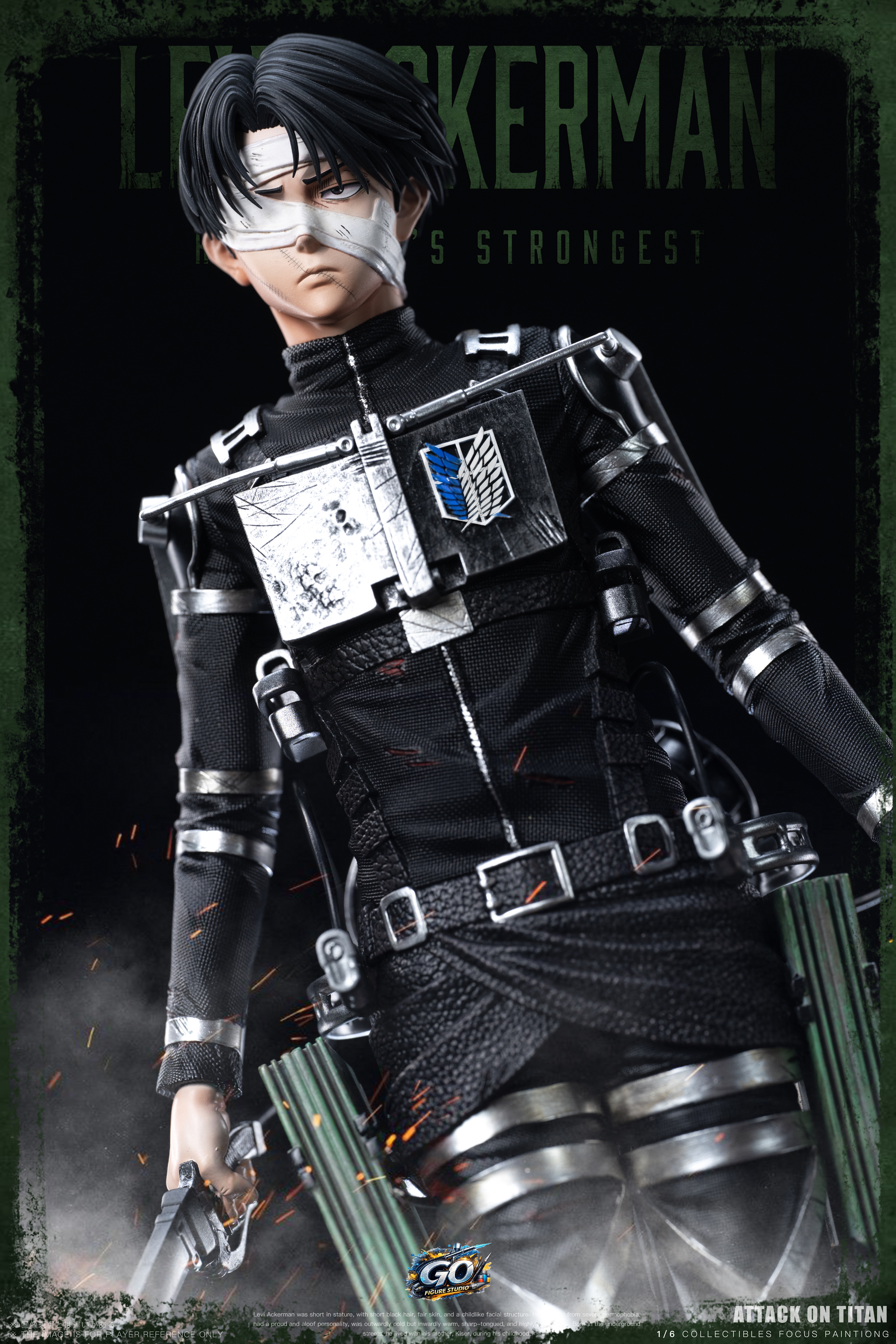 【Pre-sale】Levi-Attack on Titan-GO FIGURE Studio
