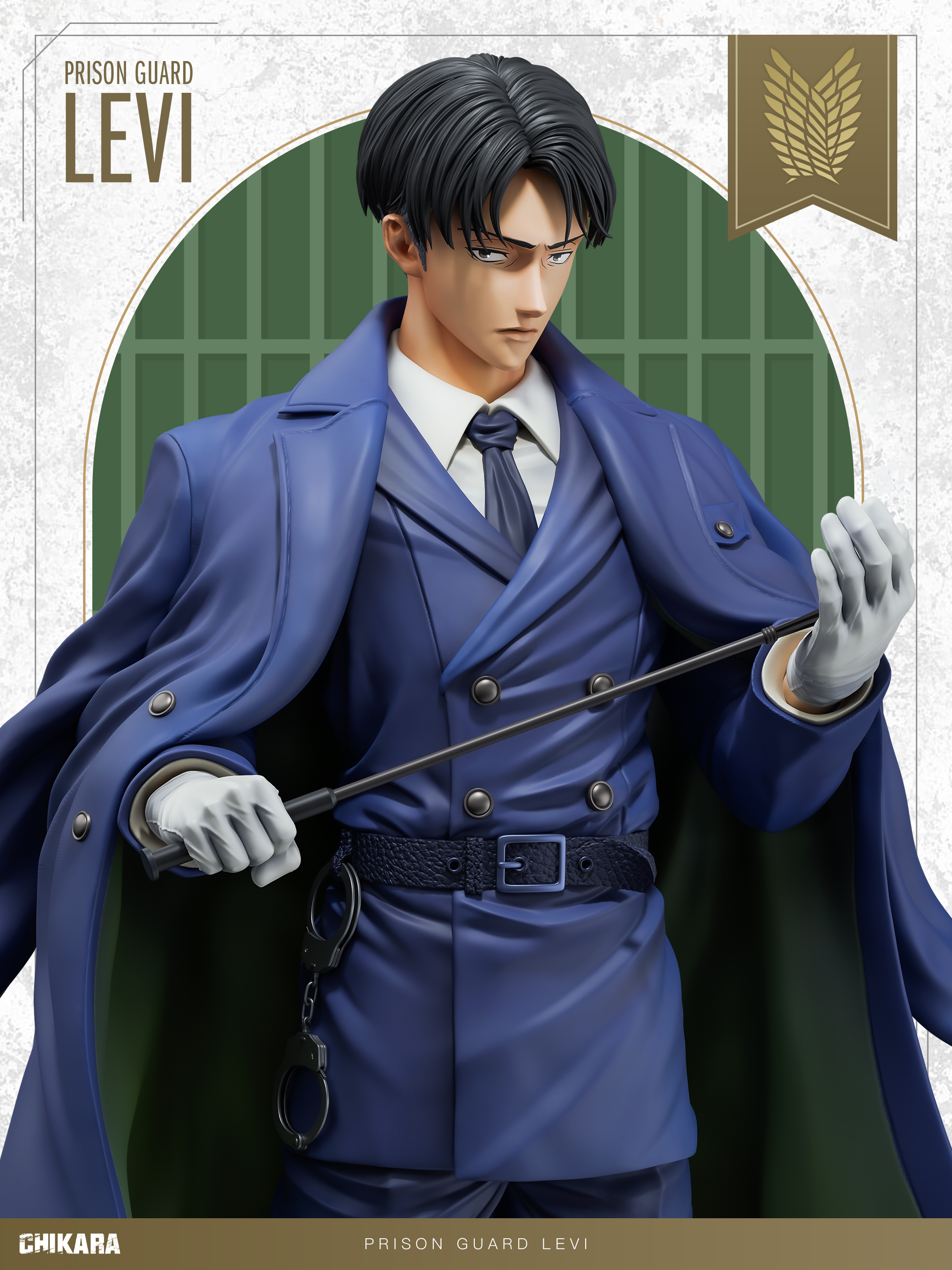 【Pre-sale】1/6 Scale Warden Levi-Attack on Titan-CHIKARA Studio