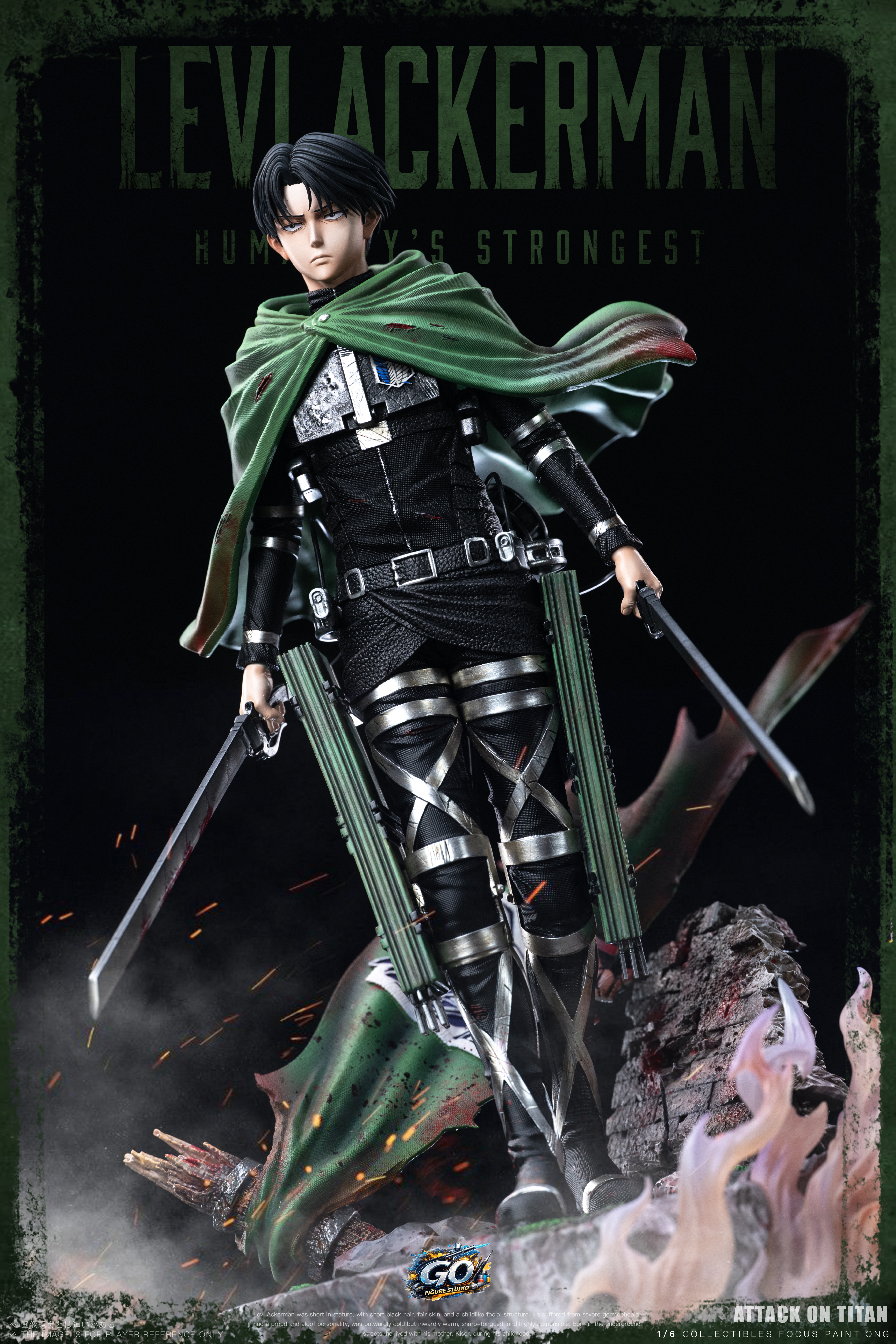 【Pre-sale】Levi-Attack on Titan-GO FIGURE Studio