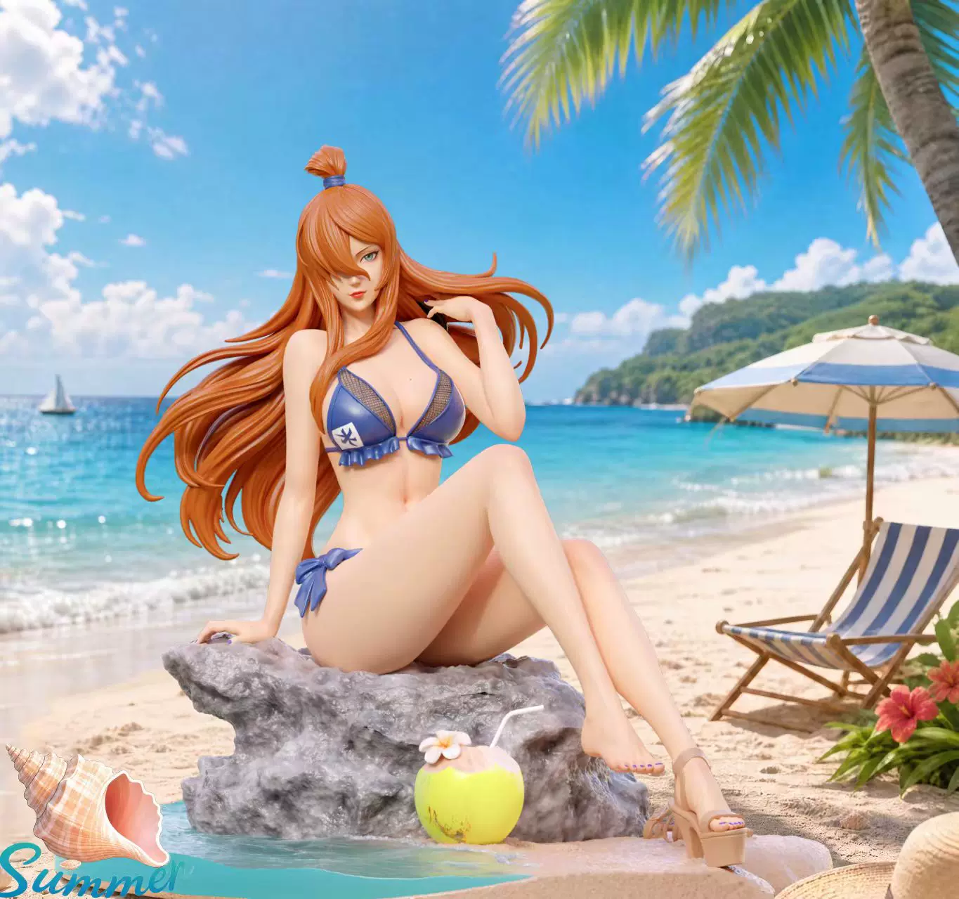 【Pre-sale】1/6 Scale Terumi Mei-Naruto-Summer Studio