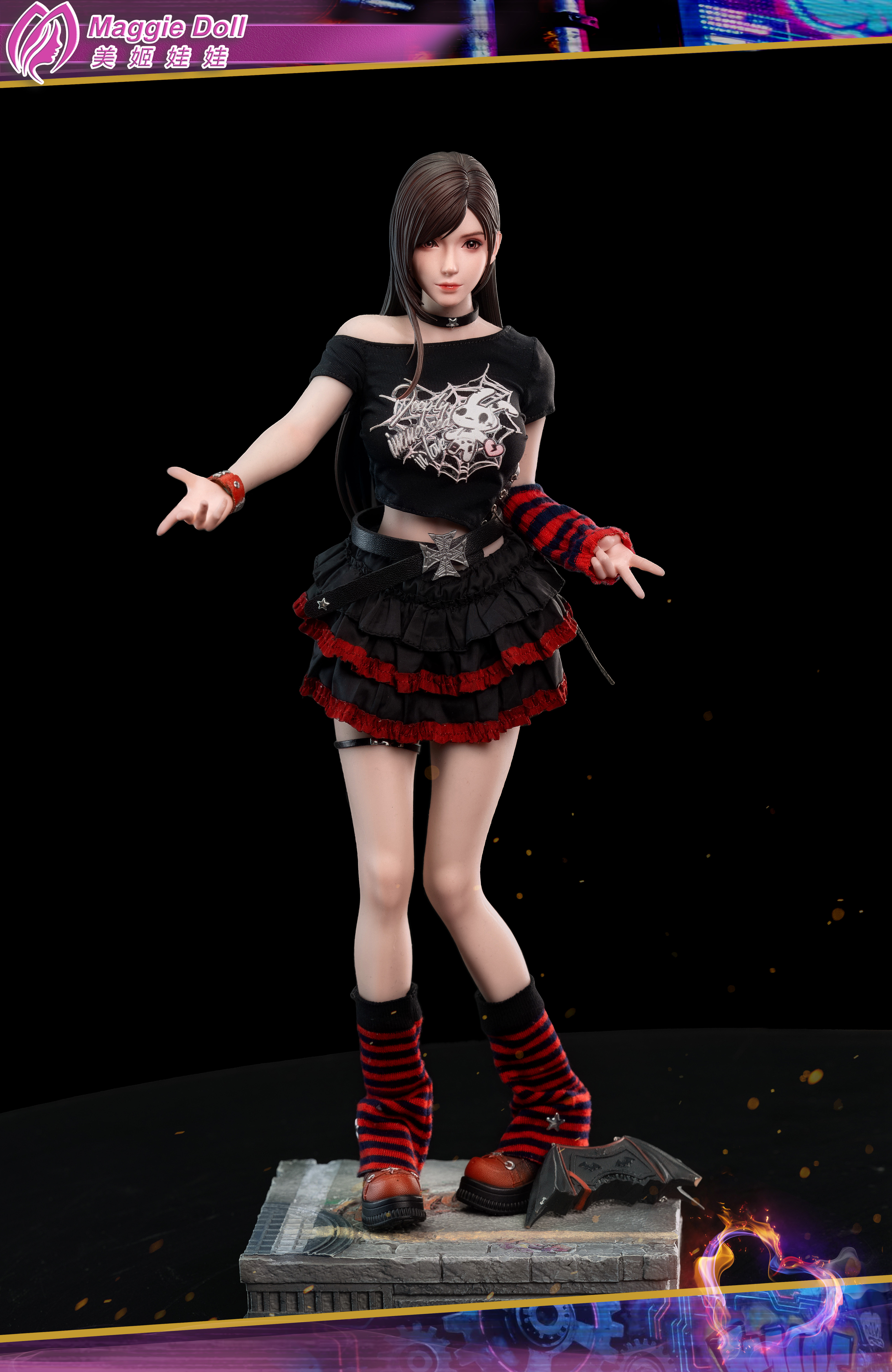 【Pre-sale】1/6 Scale Cyberpunk Girl Tia-Maggie Doll Studio