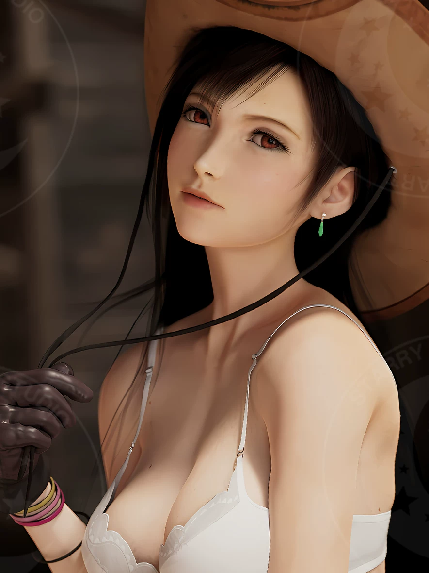【Pre-sale】Decorative Painting of New Jeans Tifa-Final Fantasy-XingKong Studio