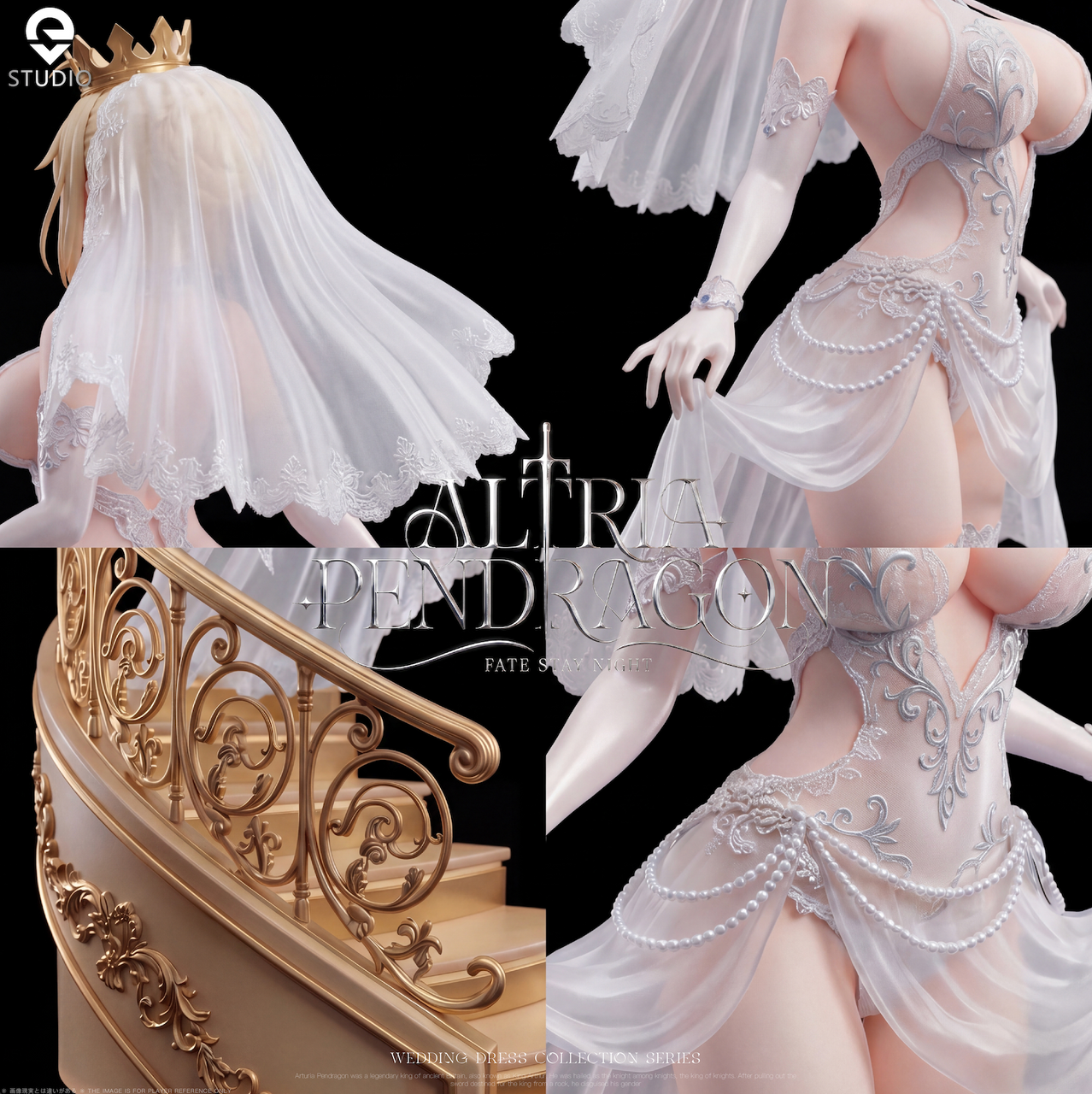 【Pre-sale】1/6 Scale Wedding Dress Saber-Eve Studio