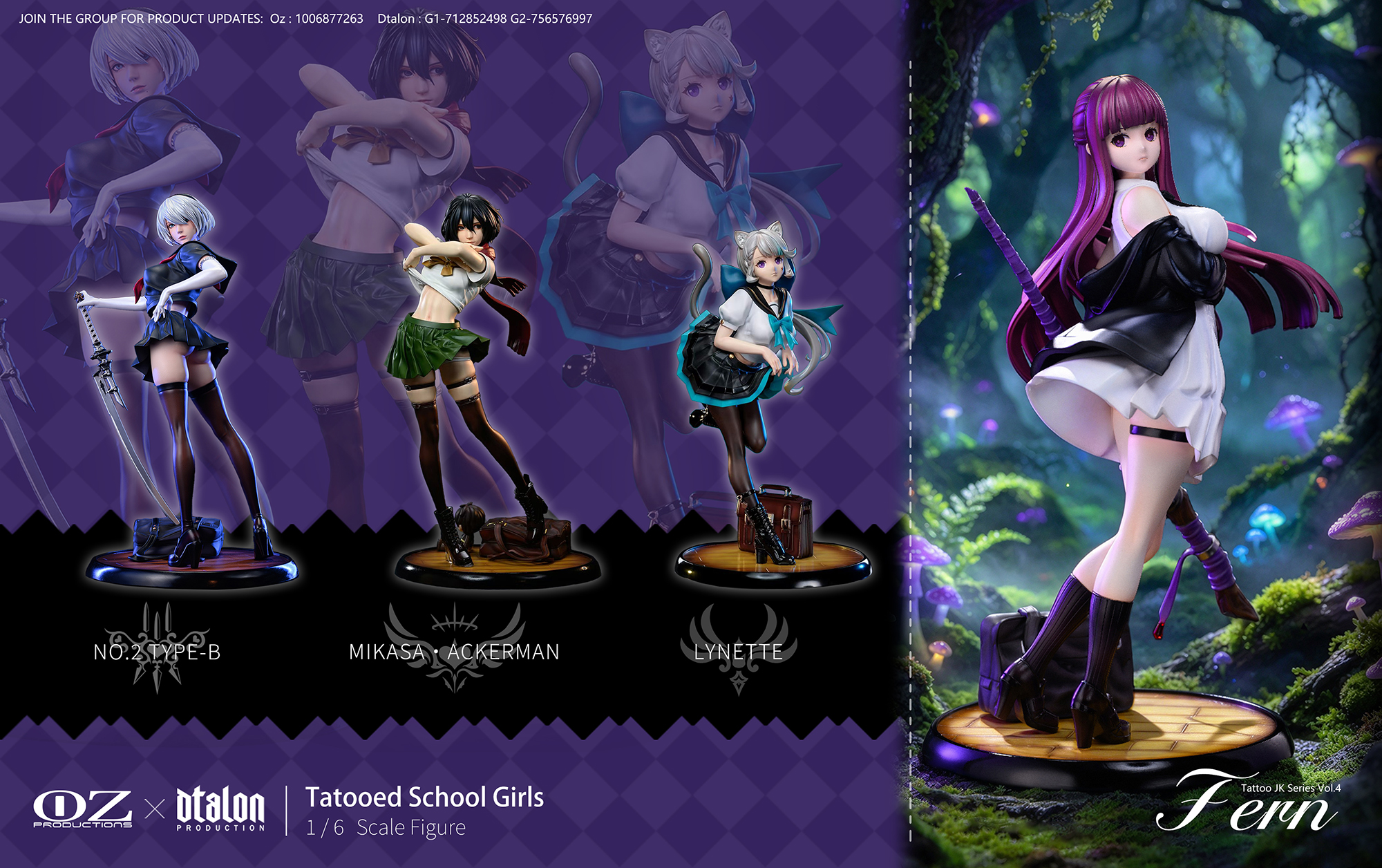 【Pre-sale】1/6 Scale 004 Fern-Frieren: Beyond Journey's End-Dtalon x Oz Production Studio