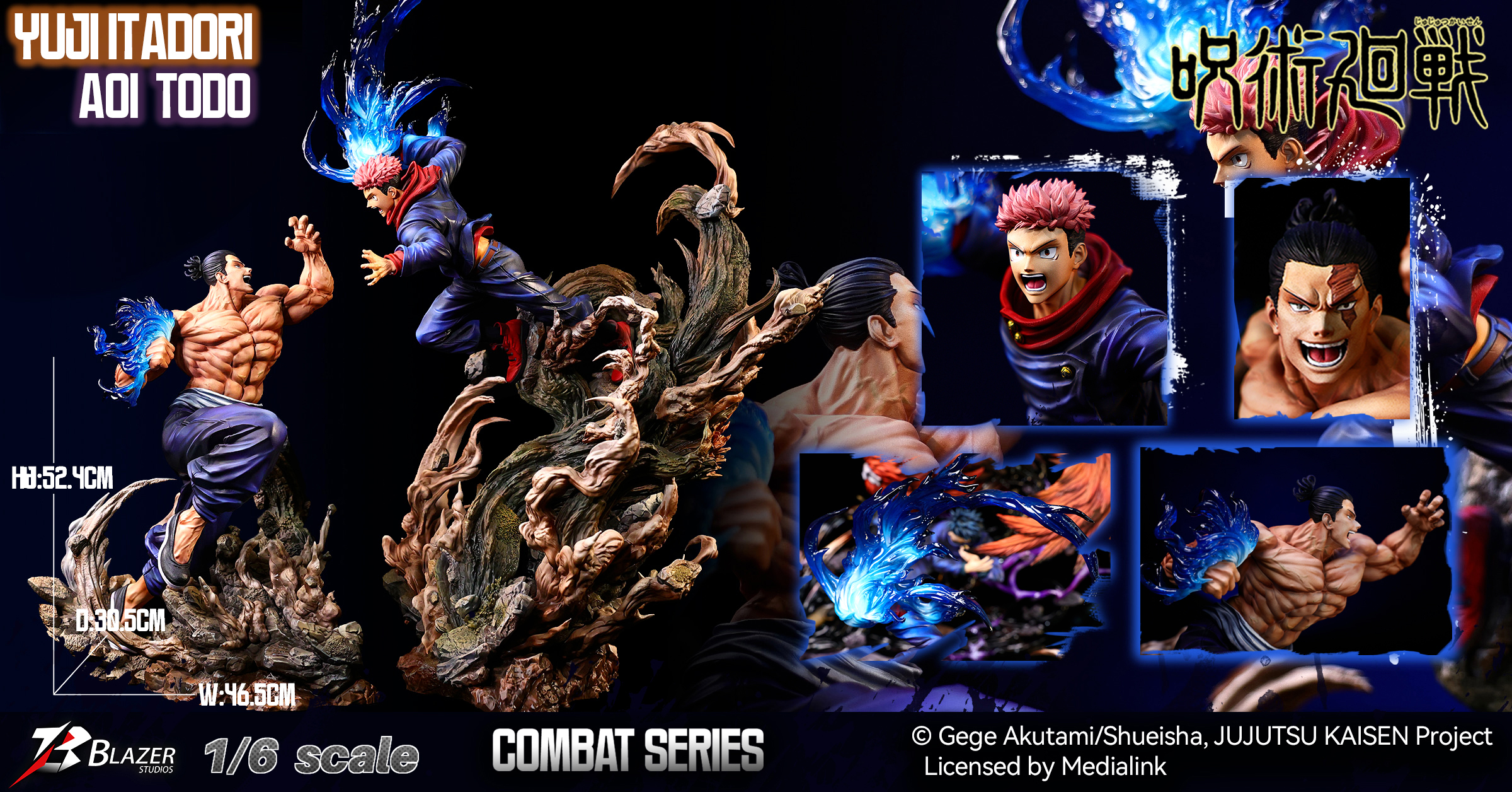 【Pre-sale】1/6 Scale Itadori Yuji and Aoi Todo-Jujutsu Kaisen-Blazer Studio