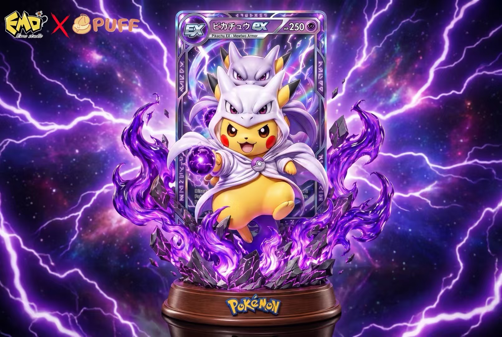 【Pre-sale】004 Mewtwo Pikachu-Pokemon-Emo X Puff Studio