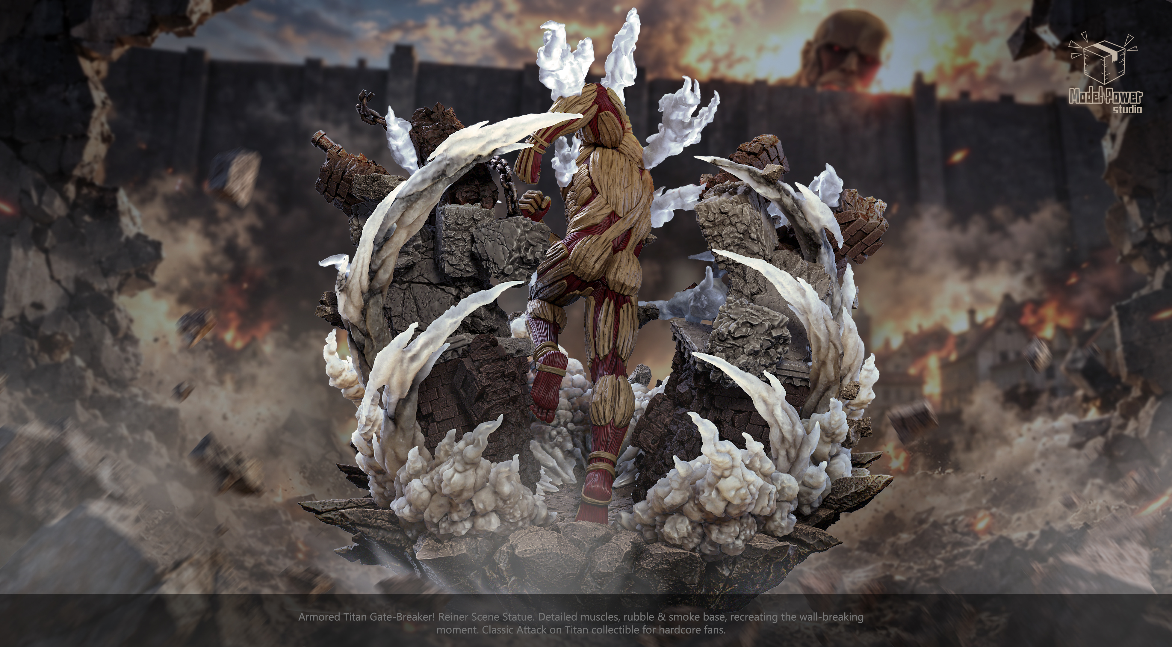 【Pre-sale】The Armored Titan-Attack on Titan-Model Power studio