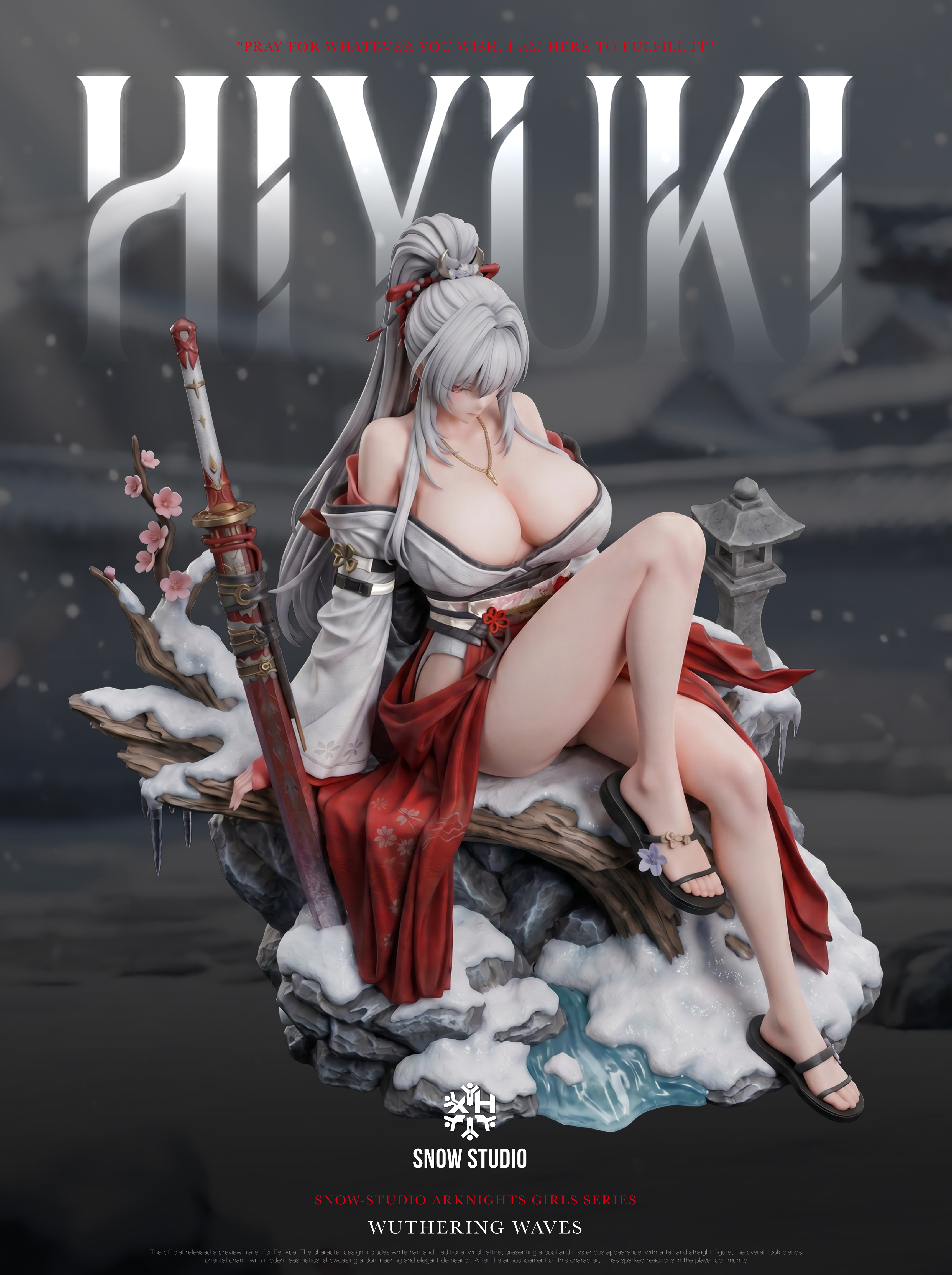 【Pre-sale】1/6 Scale Hiyuki-Wuthering Waves-Snow Studio