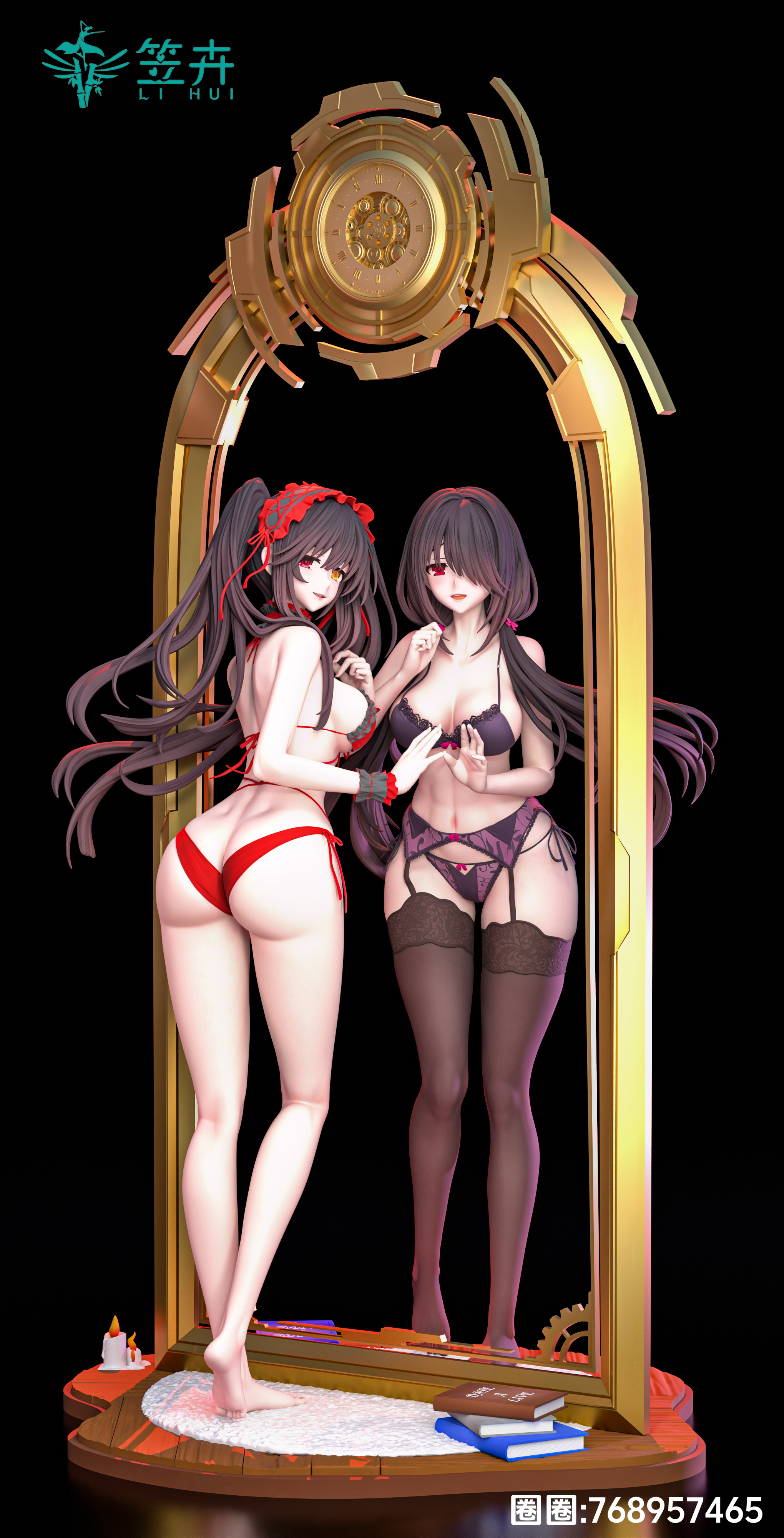 【Pre-sale】1/6 Scale Tokisaki Kurumi-DATE A LIVE-Li Hui Studio