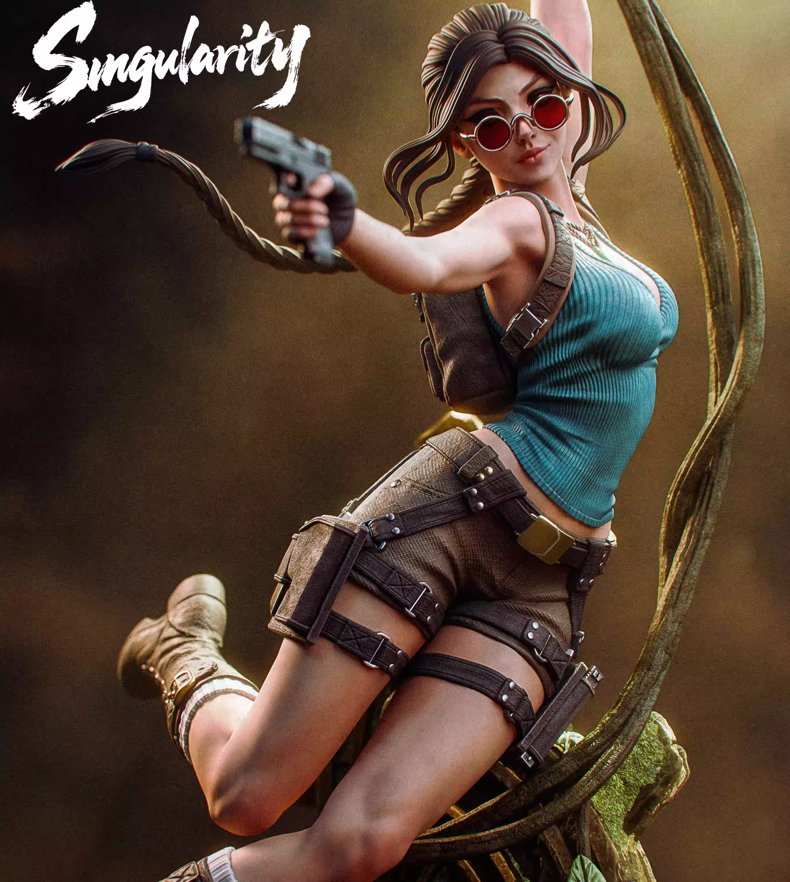 【Pre-sale】1/6 and 1/4 Scale Lara Croft-Singularity Studio