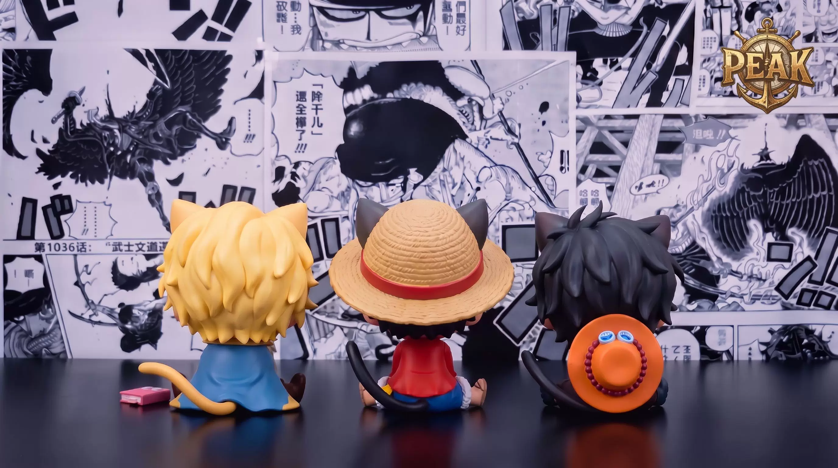 【Pre-sale】Cat-eared Brothers Luffy, Sabo and Ace-One Piece-PEAK Studio
