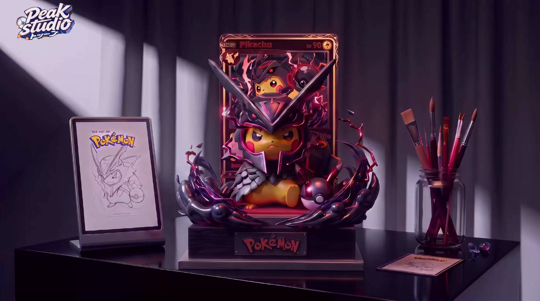 【Pre-sale】1/6 Scale Rayquaza Pikachu-Pokemon-Peak Studio