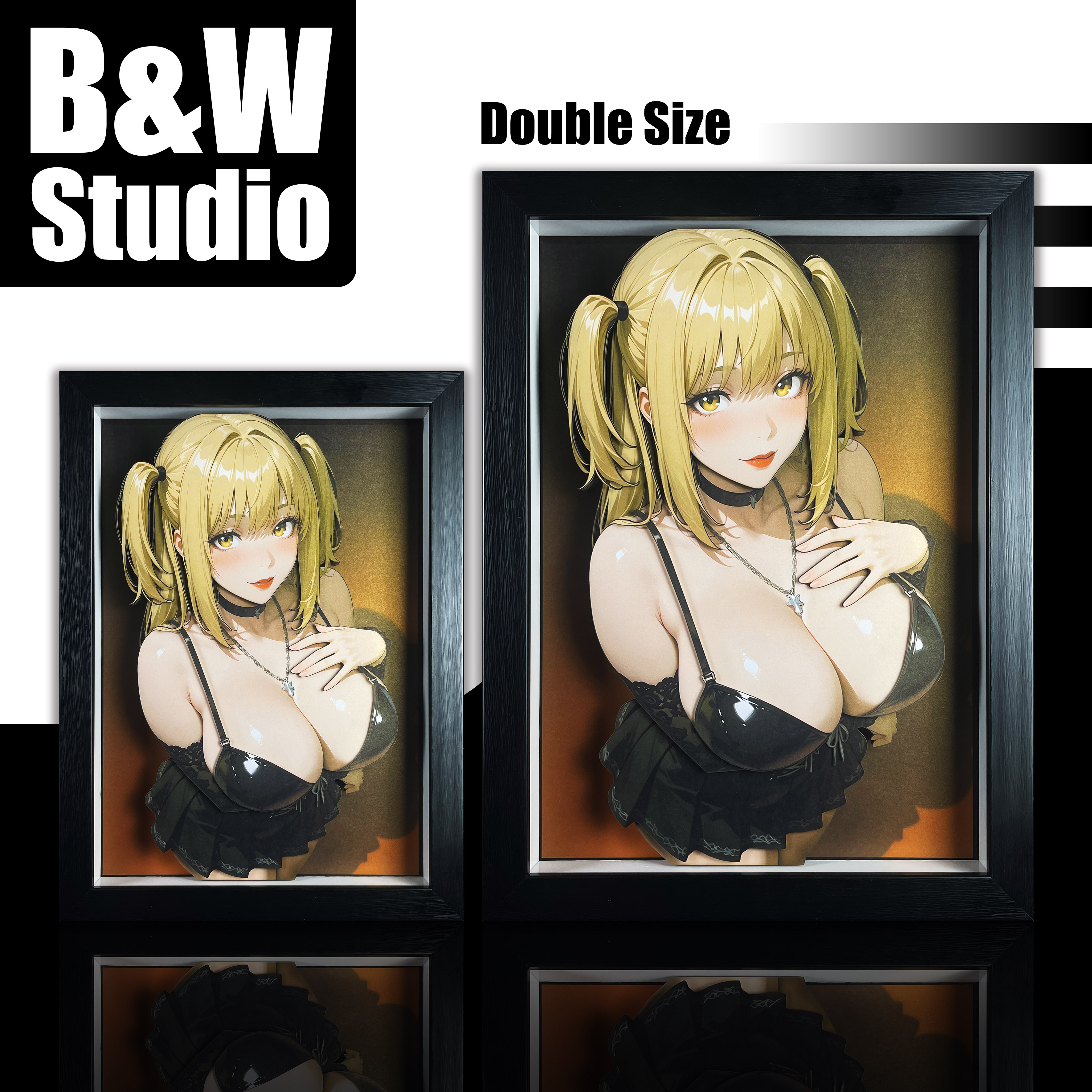 【Pre-sale】Decorative Painting of Misa-Black and White Studio