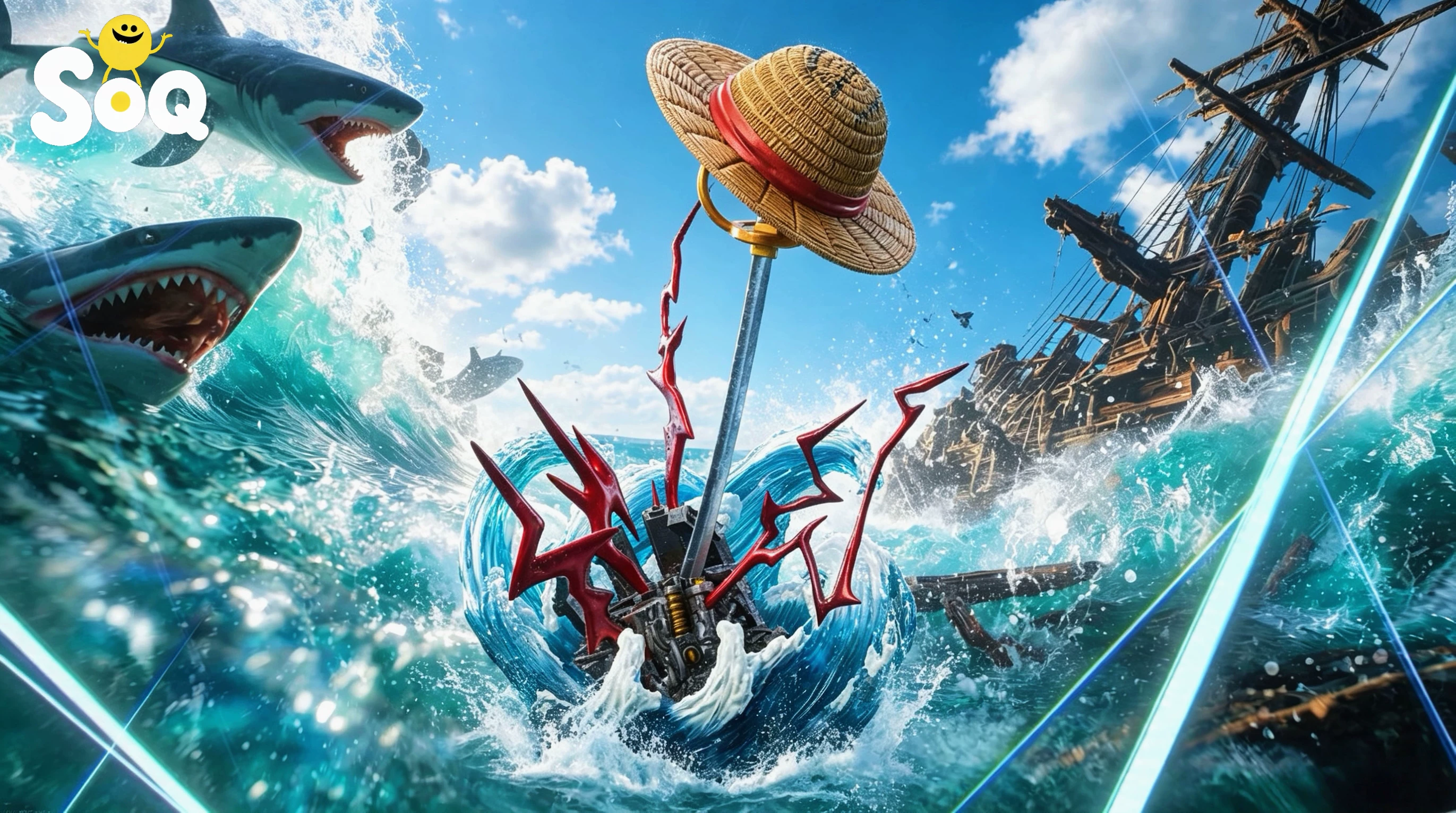 【Pre-sale】Sword of Shanks-One piece-SOQ Studio