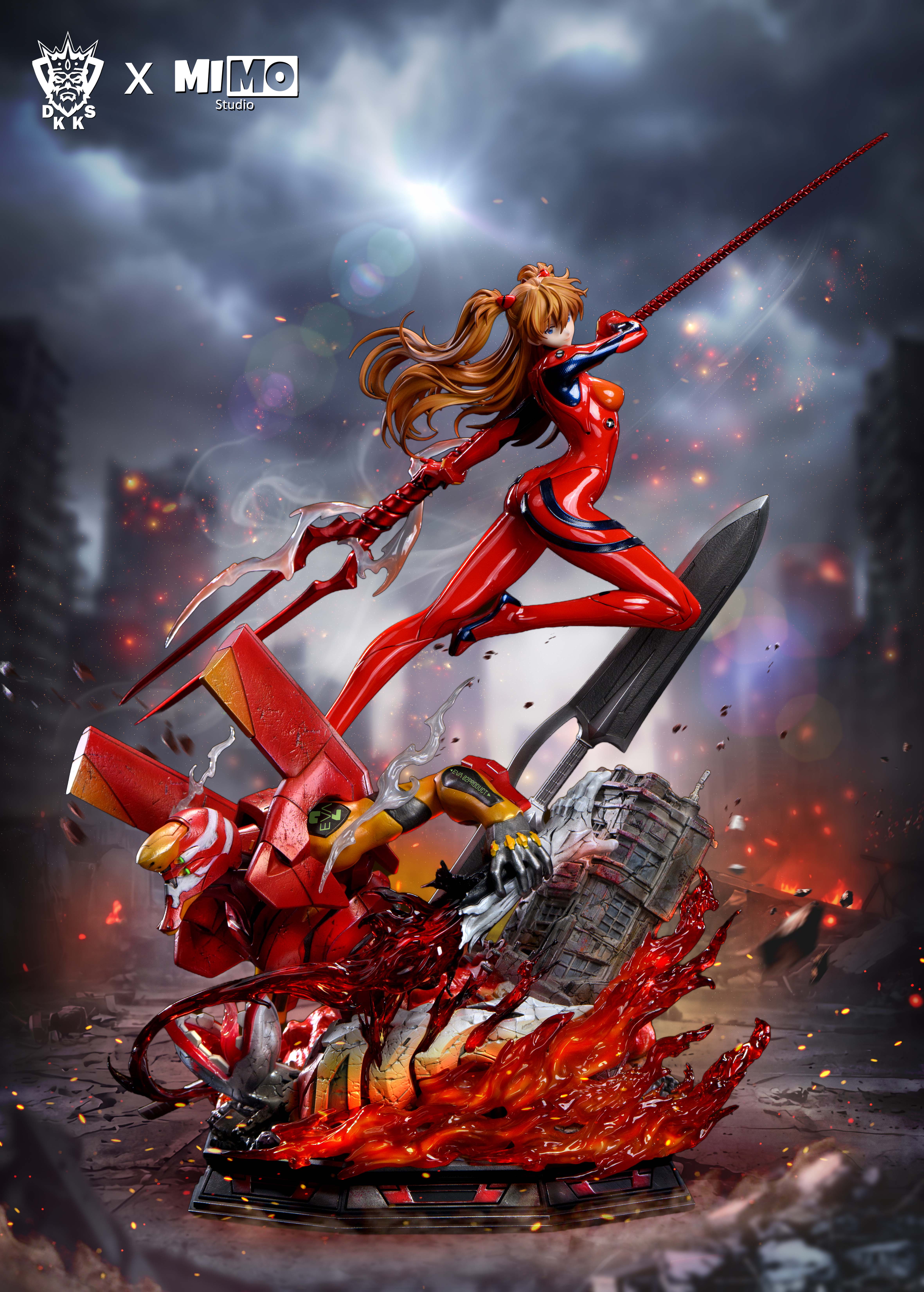 【Pre-sale】1/6 Scale Asuka-EVA-Dark King and MIMO Studio