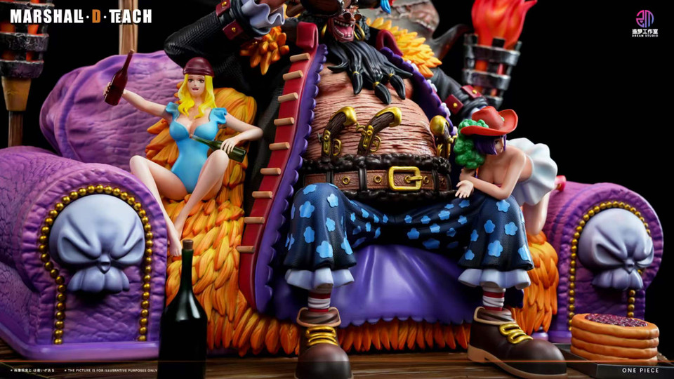 【Pre-sale】1/8 Scale Blackbeard Marshall D Teach-One Piece-DREAM Studio