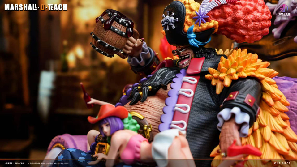 【Pre-sale】1/8 Scale Blackbeard Marshall D Teach-One Piece-DREAM Studio