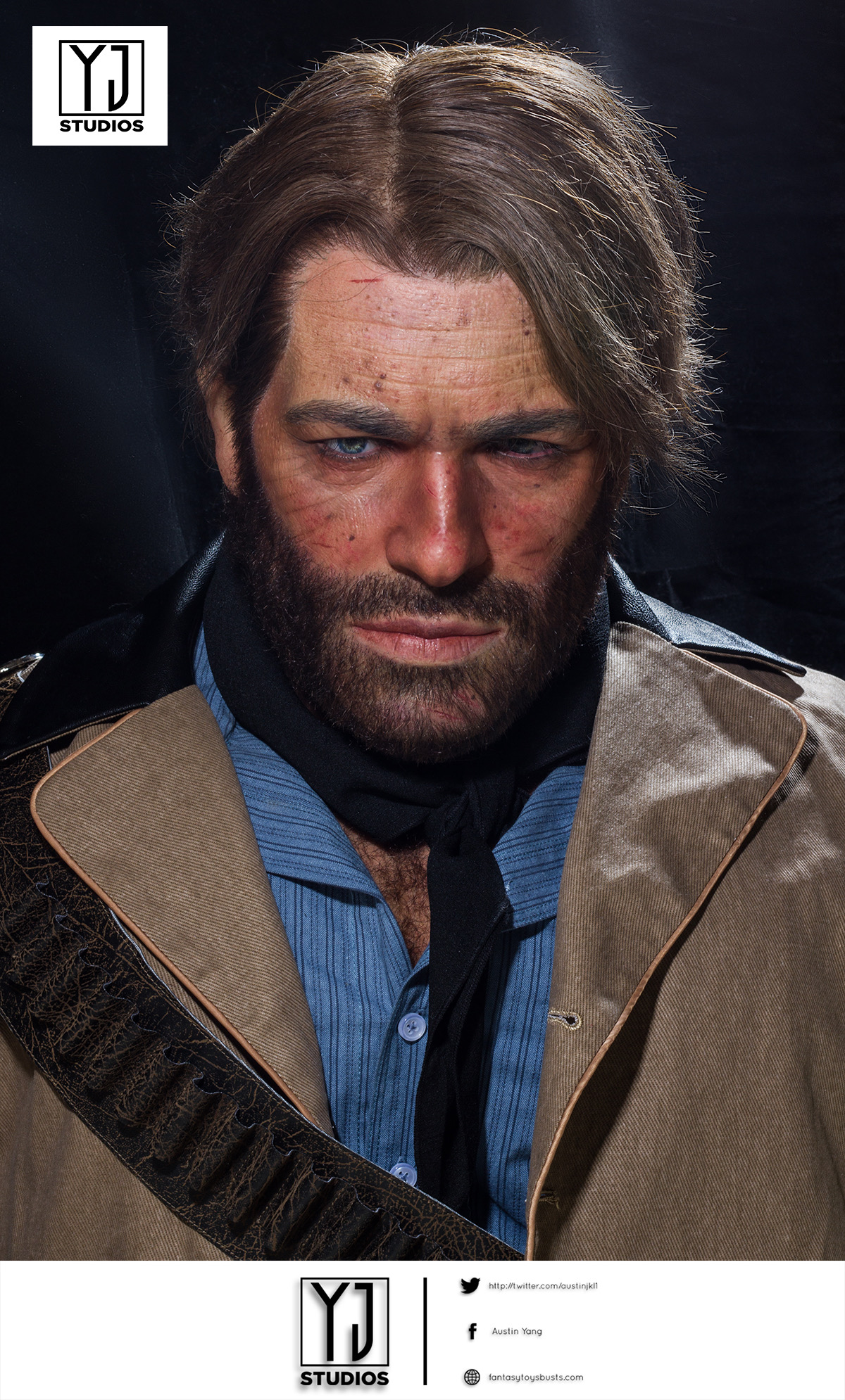 【Pre-sale】1/1 Scale Bust of Arthur Morgan-YJ Studio