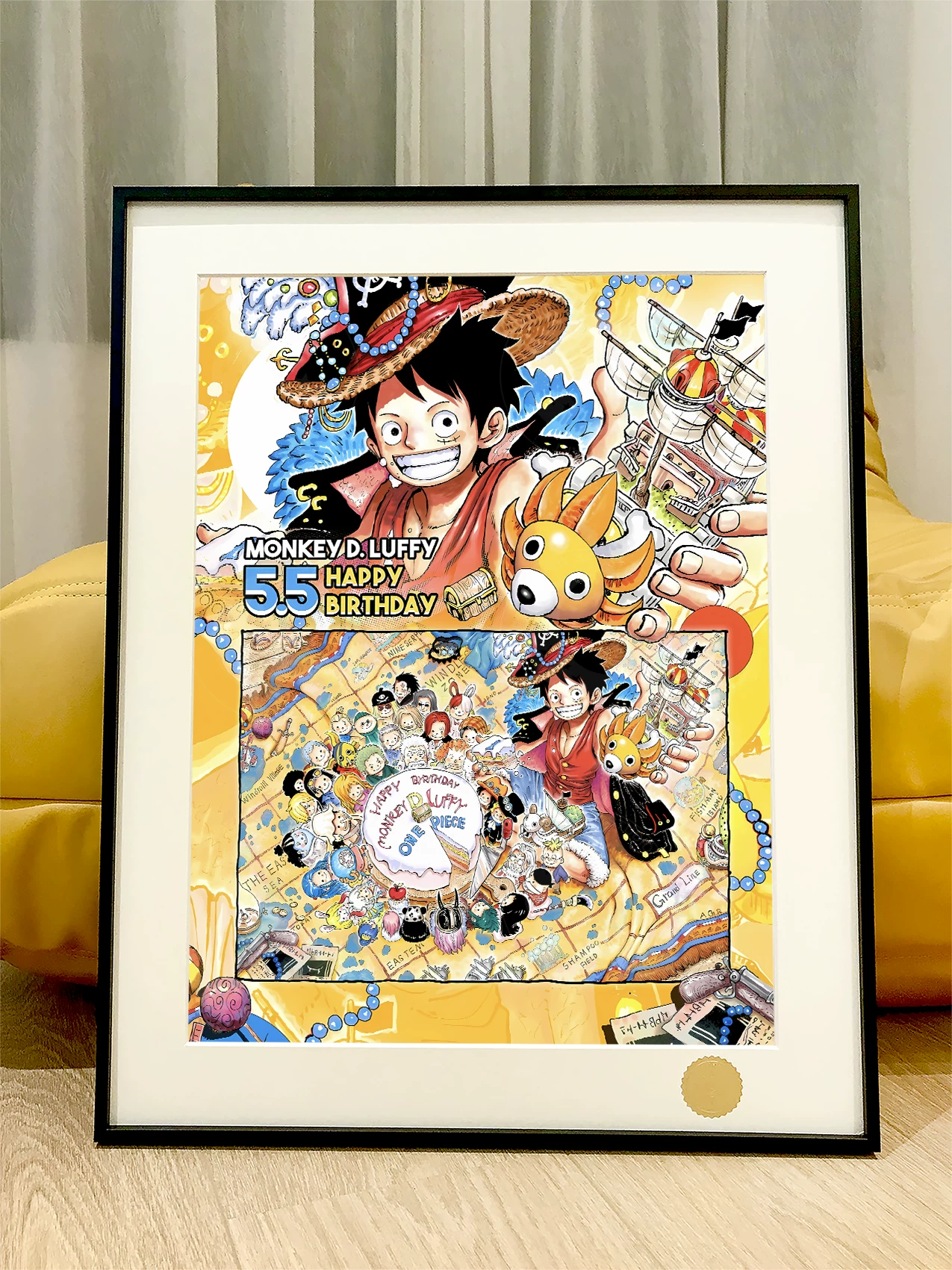 【Pre-sale】Decorative Painting of Happy Birthday Luffy-XingKong Studio
