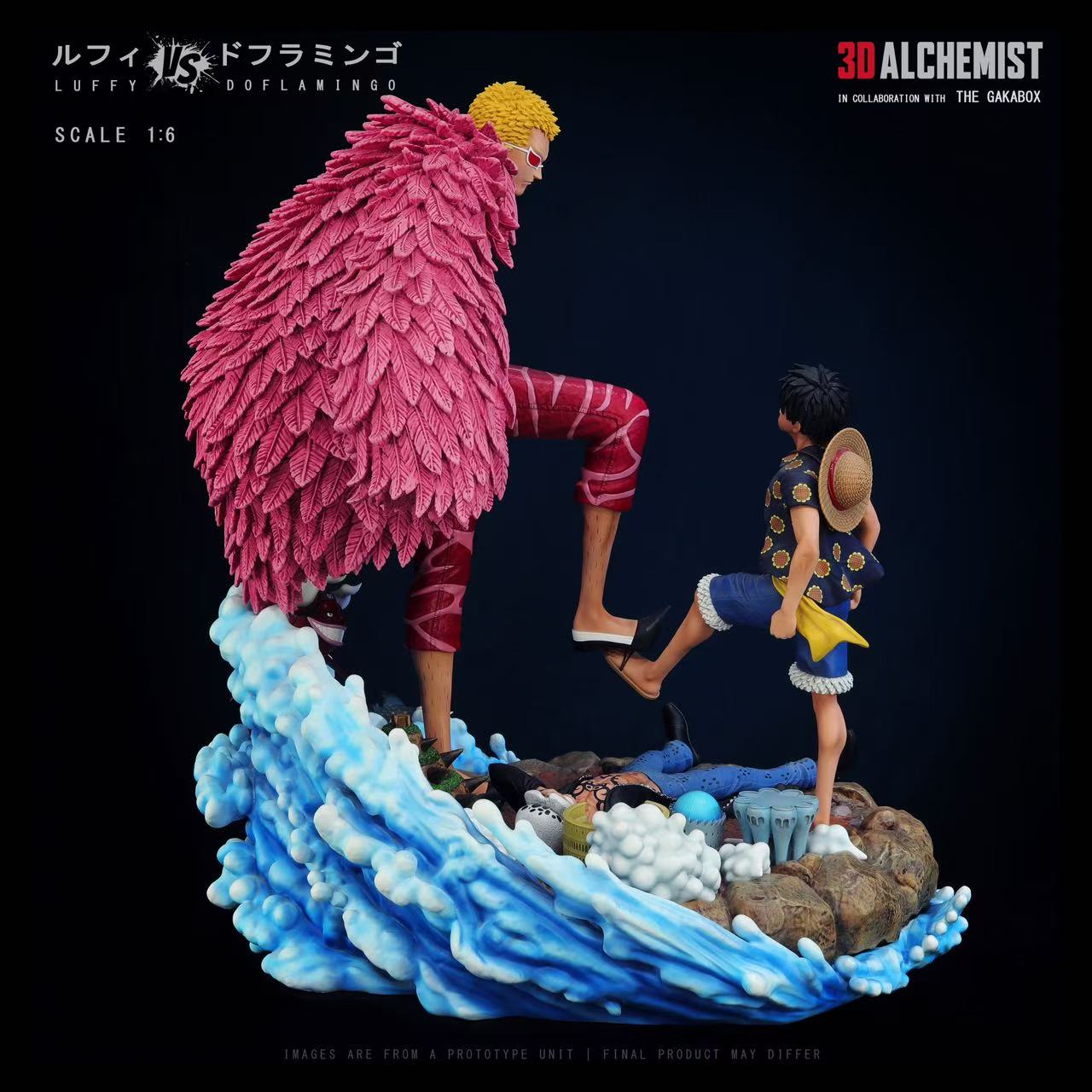 【In stock】1/6 Scale Luffy and Doflamingo-One Piece-3DA Studio