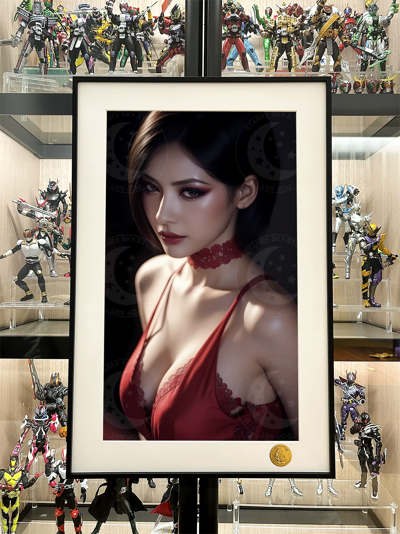【Pre-sale】Decorative Painting of Red Ada Wong-Resident Evil-XingKong Studio