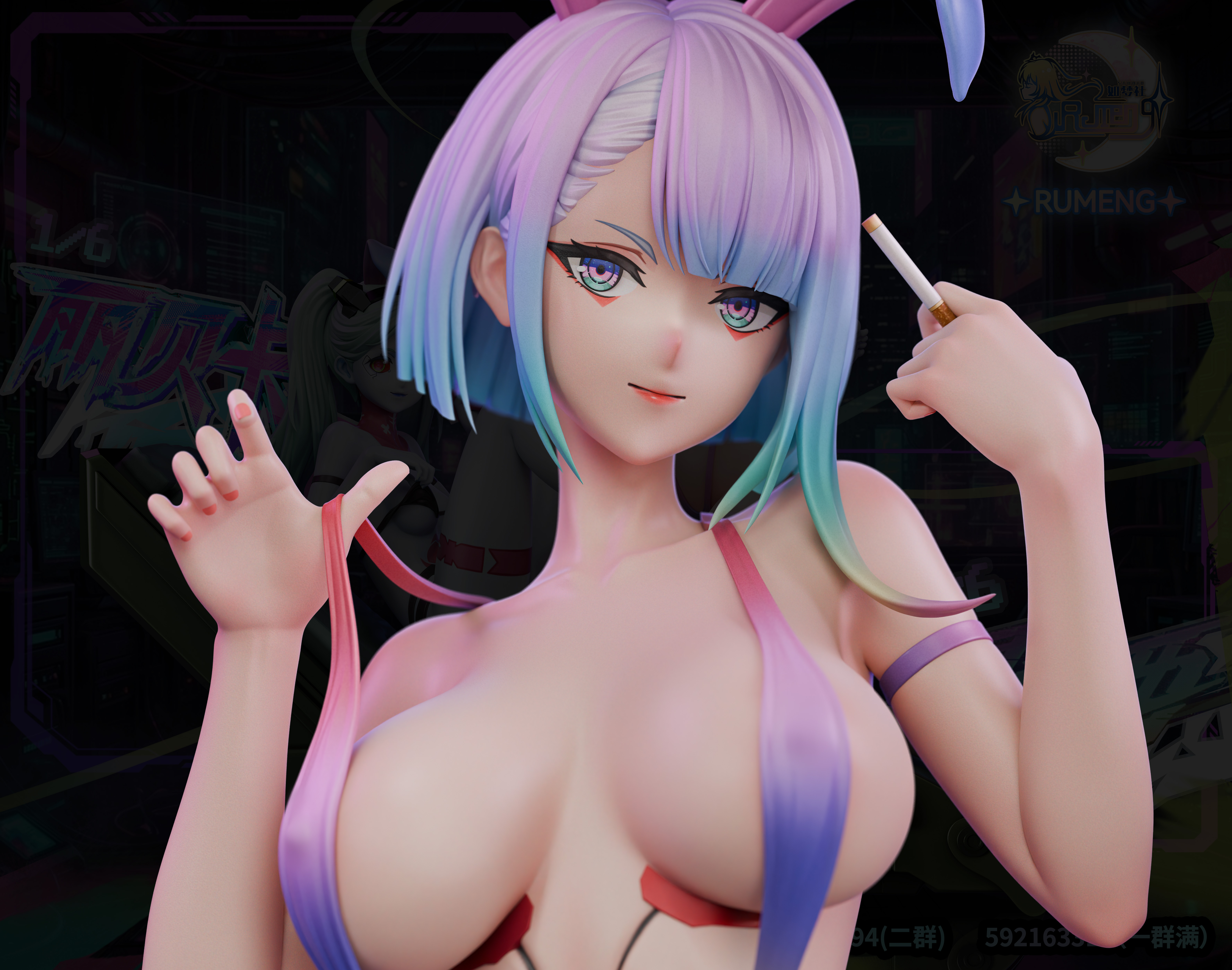 【Pre-sale】1/6 Scale Lucy and Rebecca-CYBERPUNK EDGERUNNERS-RuMeng Studio
