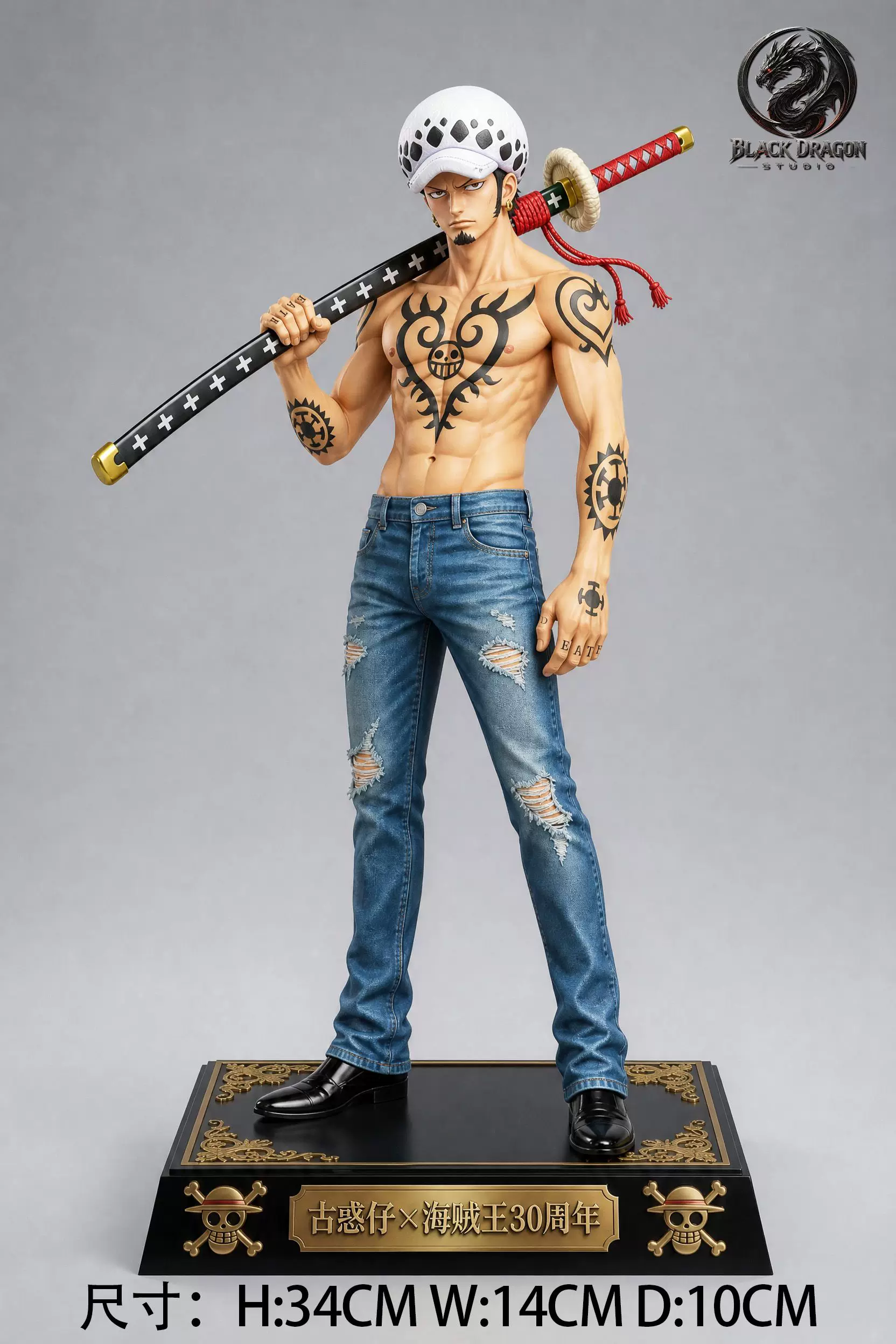 【Pre-sale】1/6 Scale Law, Zoro, Luffy, Sanji and Ace-One Piece-Black Dragon Studio