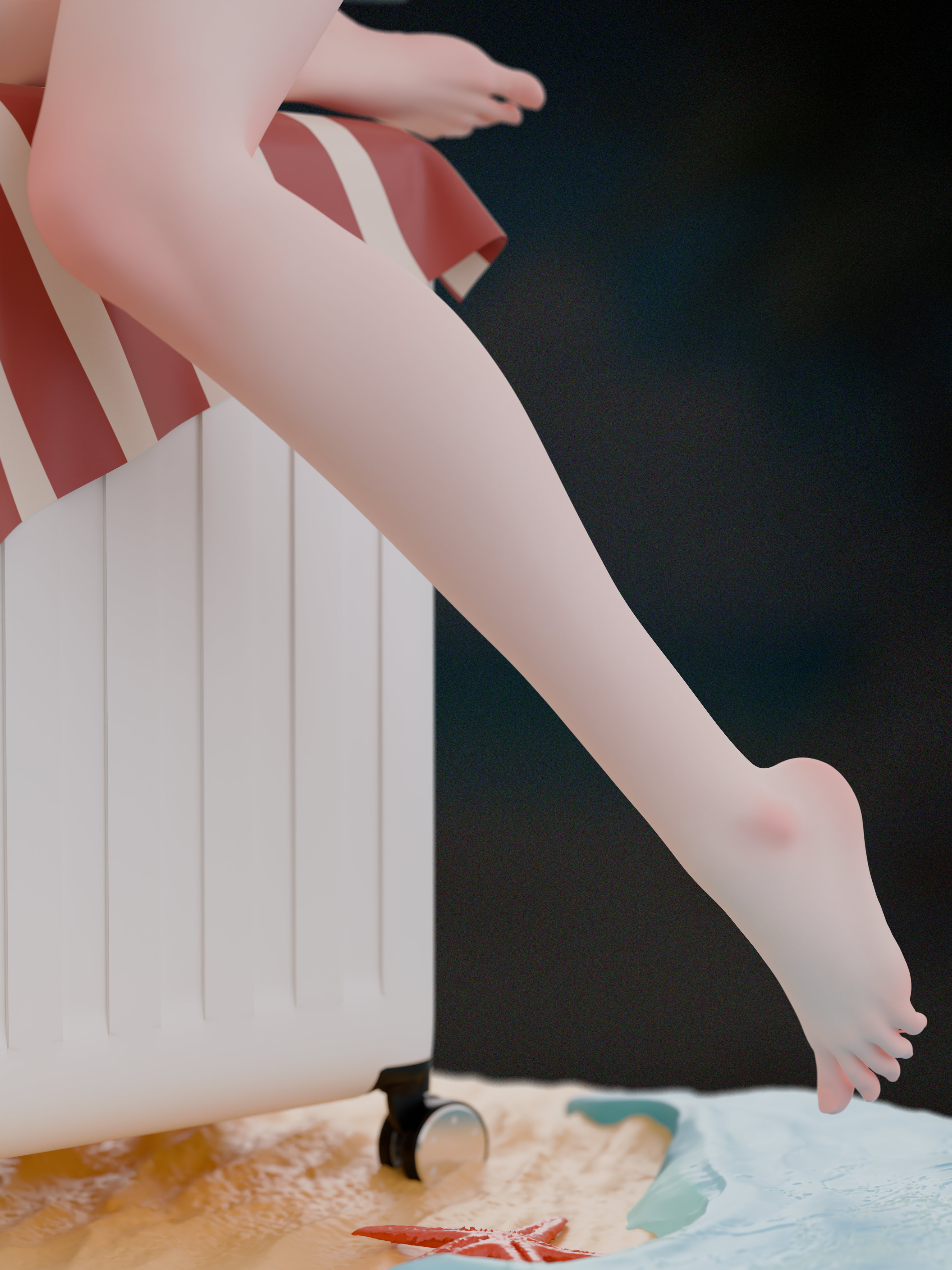 【Pre-sale】1/6 Scale Swimming Suit Tokisaki Kurumi-YMM Studio